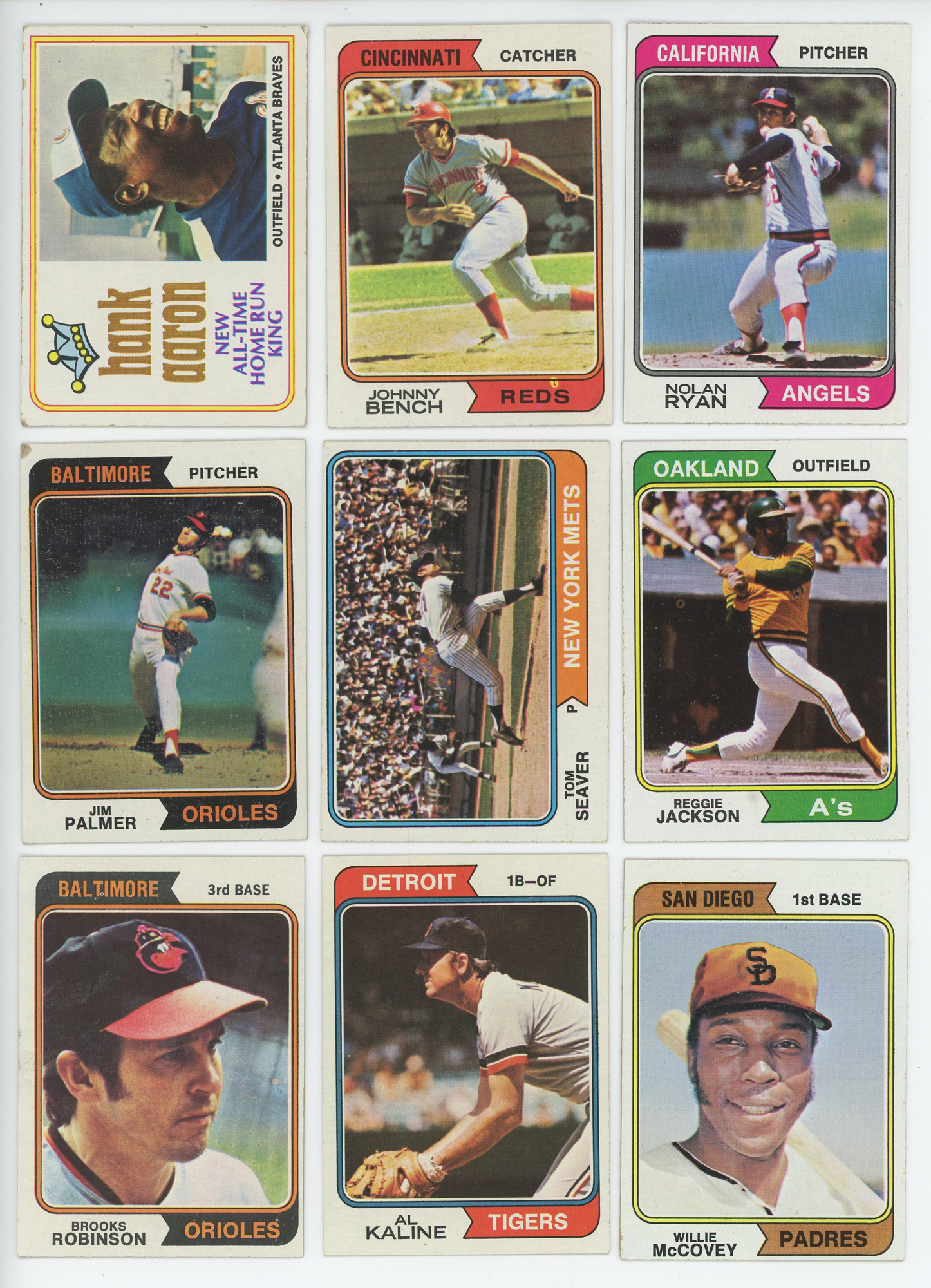 1974 TOPPS BASEBALL COMPLETE SET BREAK at PristineAuction.com 1974 TOPPS BASEBALL COMPLETE SET BREAK at PristineAuction.com