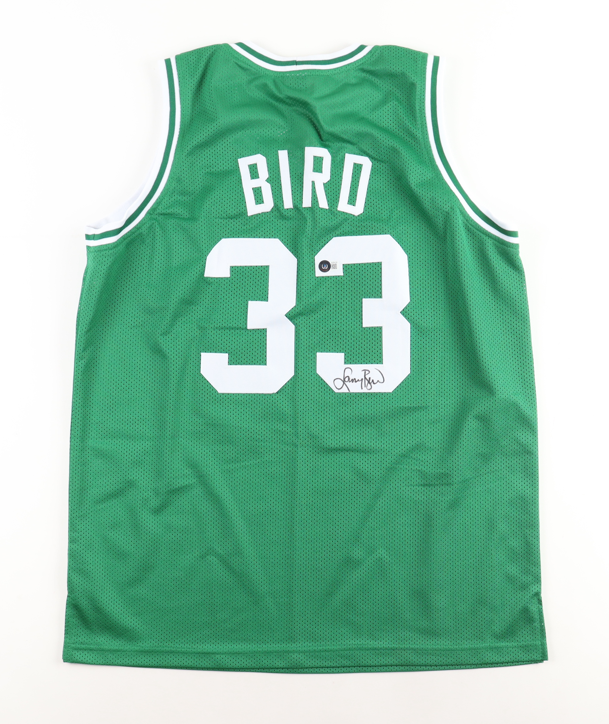 Larry Bird Signed Jersey (Beckett) at PristineAuction.com Larry Bird Signed Jersey (Beckett) at PristineAuction.com
