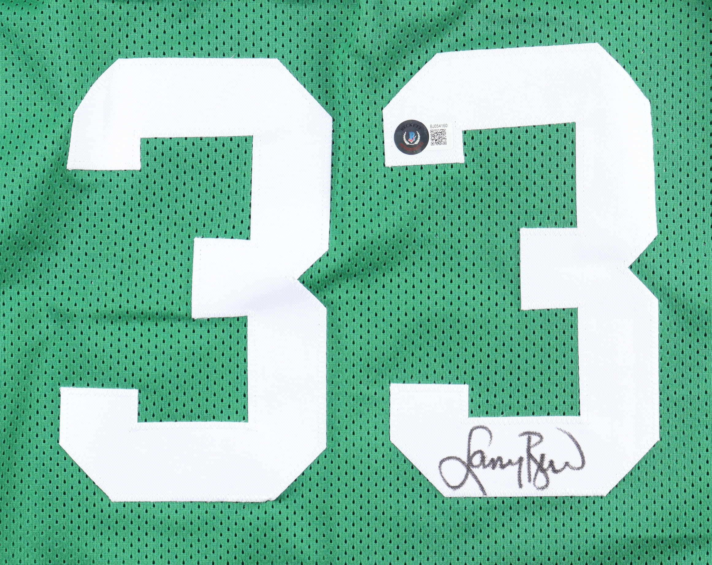 Larry Bird Signed Jersey (Beckett) at PristineAuction.com Larry Bird Signed Jersey (Beckett) at PristineAuction.com