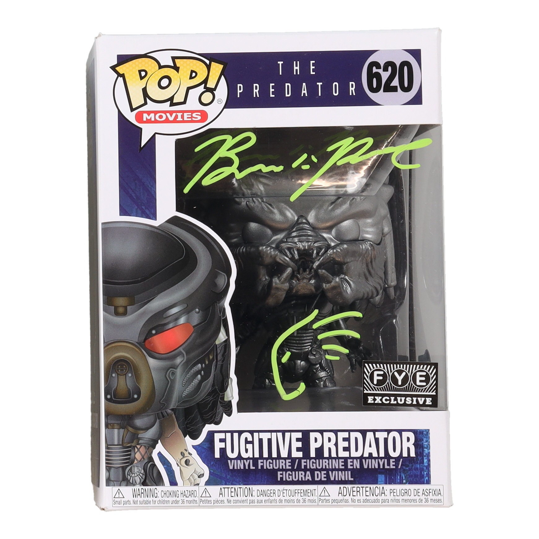 Brian A. Price Signed "The Predator" #620 Fugitive Predator Funko Pop! Vinyl Figure (Beckett) at PristineAuction.com Brian A. Price Signed "The Predator" #620 Fugitive Predator Funko Pop! Vinyl Figure (Beckett) at PristineAuction.com