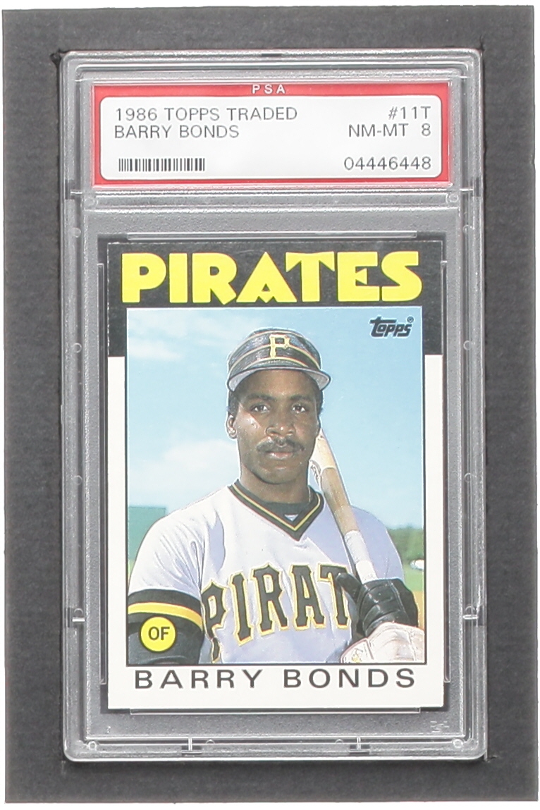 Barry Bonds 1986 Topps Traded #11T XRC (PSA 8) at PristineAuction.com Barry Bonds 1986 Topps Traded #11T XRC (PSA 8) at PristineAuction.com