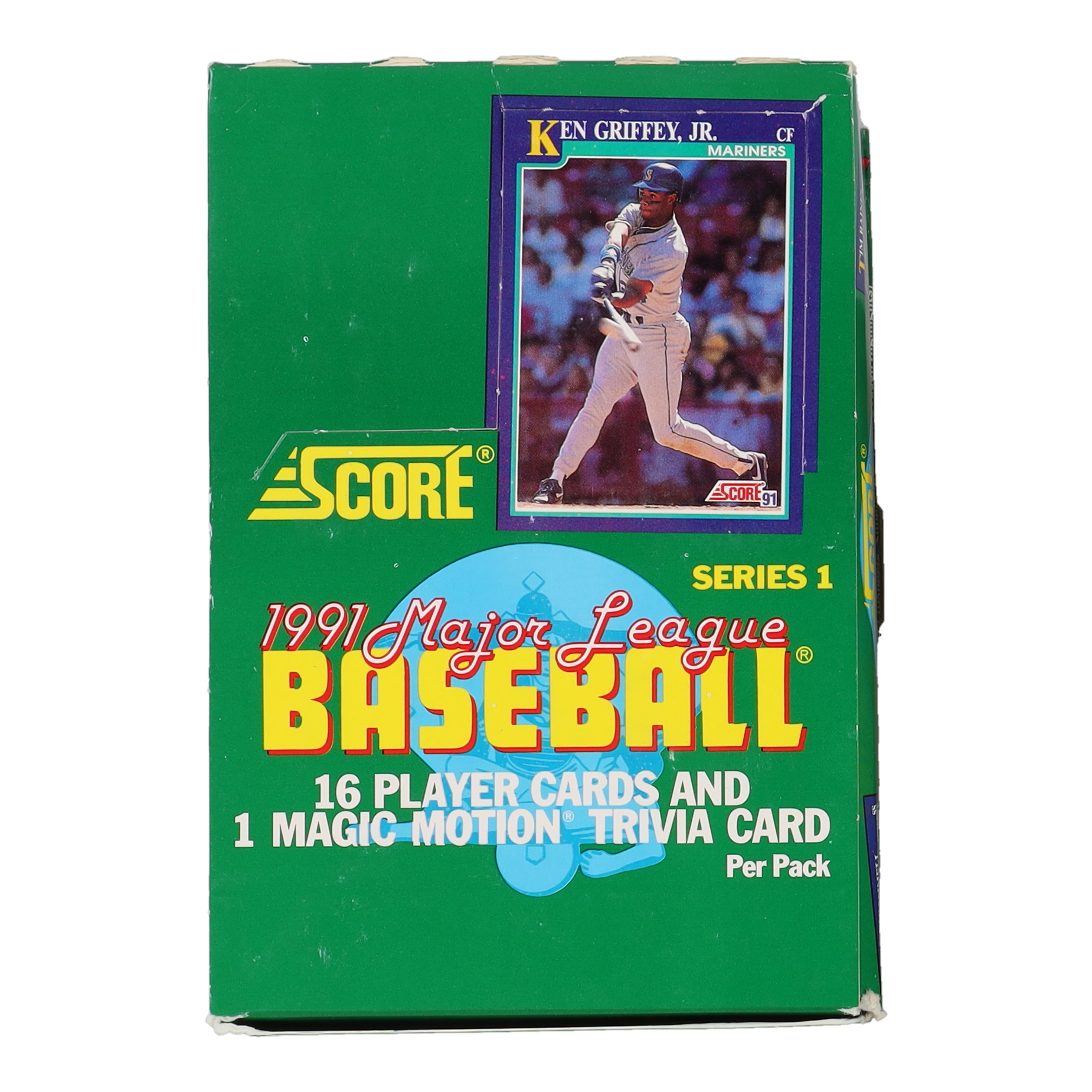 1991 Score Series 1 Baseball Wax Box with (36) Packs at PristineAuction.com 1991 Score Series 1 Baseball Wax Box with (36) Packs at PristineAuction.com