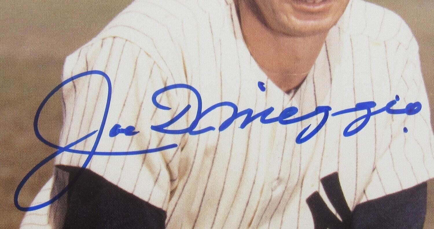 Joe DiMaggio Signed 8x10 Photo (JSA LOA) at PristineAuction.com Joe DiMaggio Signed 8x10 Photo (JSA LOA) at PristineAuction.com