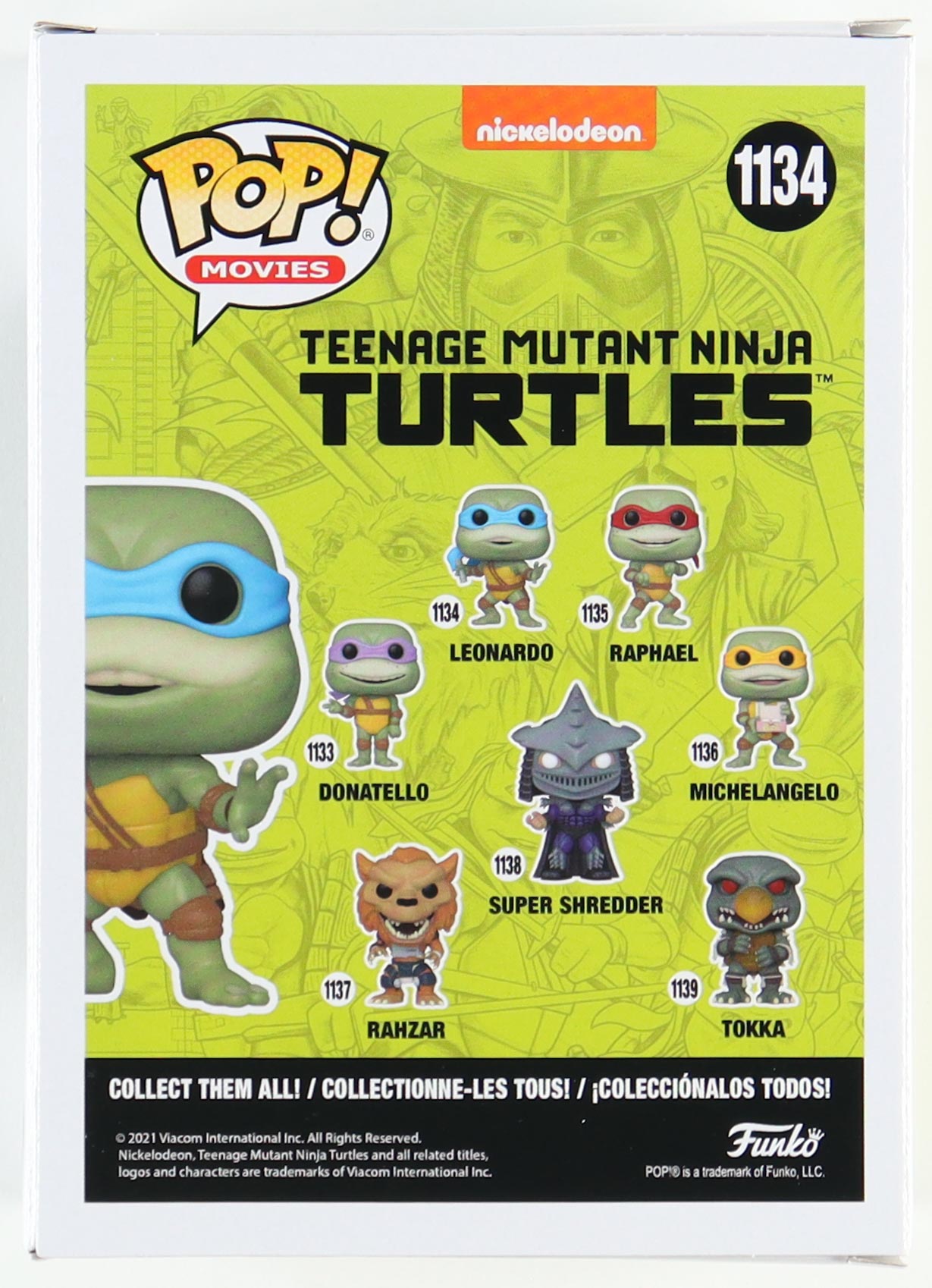 Kevin Eastman Signed "Teenage Mutant Ninja Turtles" #1134 Leonardo Funko Pop! Vinyl Figure (PA) at PristineAuction.com Kevin Eastman Signed "Teenage Mutant Ninja Turtles" #1134 Leonardo Funko Pop! Vinyl Figure (PA) at PristineAuction.com