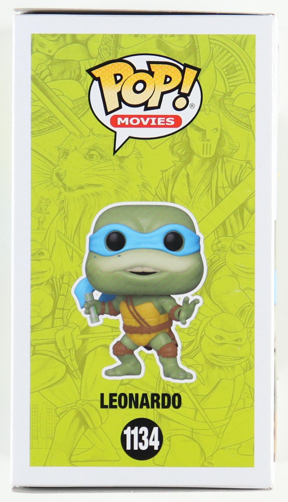 Kevin Eastman Signed "Teenage Mutant Ninja Turtles" #1134 Leonardo Funko Pop! Vinyl Figure (PA) at PristineAuction.com Kevin Eastman Signed "Teenage Mutant Ninja Turtles" #1134 Leonardo Funko Pop! Vinyl Figure (PA) at PristineAuction.com