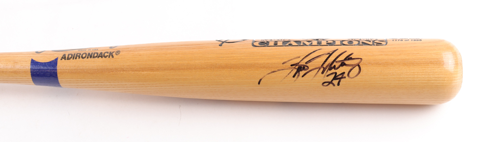 1996 Yankees World Series Champions LE Rawlings Adirondack Baseball Bat Team-Signed By (8) With Derek Jeter, Mariano Rivera, Tino Martinez, Don Zimmer (JSA) at PristineAuction.com 1996 Yankees World Series Champions LE Rawlings Adirondack Baseball Bat Team-Signed By (8) With Derek Jeter, Mariano Rivera, Tino Martinez, Don Zimmer (JSA) at PristineAuction.com