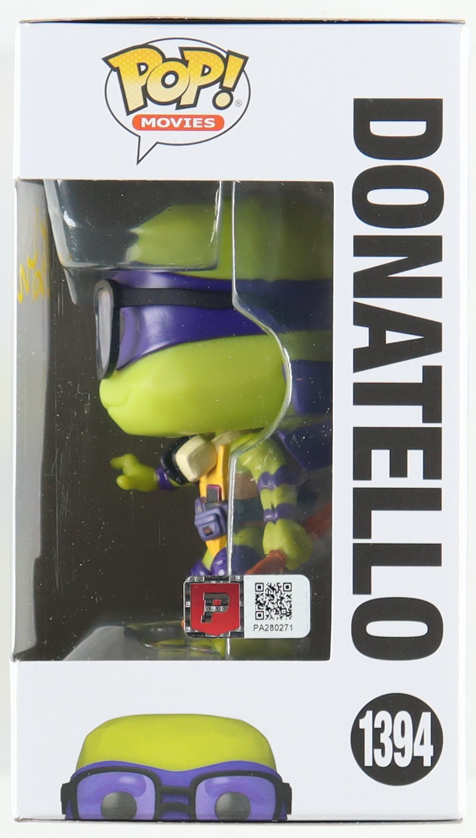 Kevin Eastman Signed "Teenage Mutant Ninja Turtles" Mutant Mayhem #1394 Donatello Funko Pop! Vinyl Figure (PA) at PristineAuction.com Kevin Eastman Signed "Teenage Mutant Ninja Turtles" Mutant Mayhem #1394 Donatello Funko Pop! Vinyl Figure (PA) at PristineAuction.com