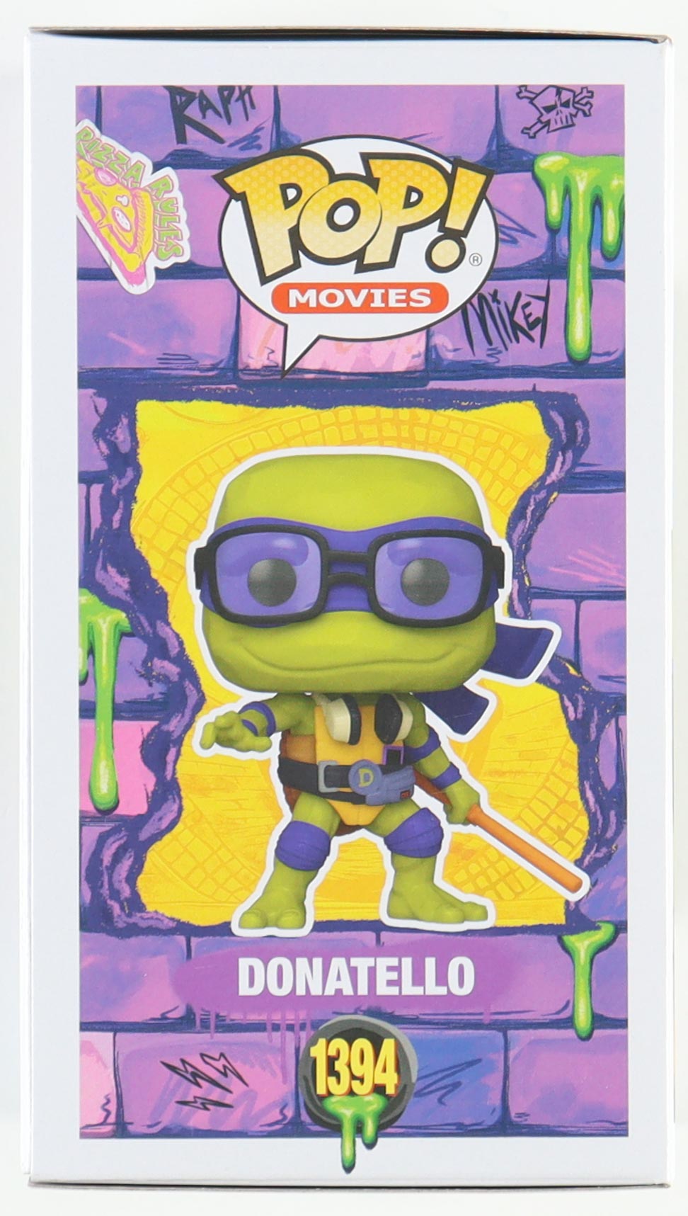 Kevin Eastman Signed "Teenage Mutant Ninja Turtles" Mutant Mayhem #1394 Donatello Funko Pop! Vinyl Figure (PA) at PristineAuction.com Kevin Eastman Signed "Teenage Mutant Ninja Turtles" Mutant Mayhem #1394 Donatello Funko Pop! Vinyl Figure (PA) at PristineAuction.com