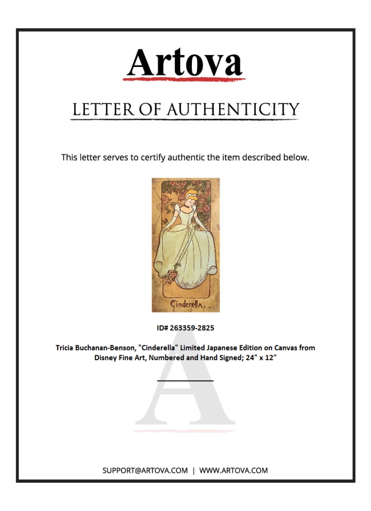 "Cinderella" LE 12x24 Giclee on Canvas by Tricia Buchanan-Benson (Artova) at PristineAuction.com "Cinderella" LE 12x24 Giclee on Canvas by Tricia Buchanan-Benson (Artova) at PristineAuction.com