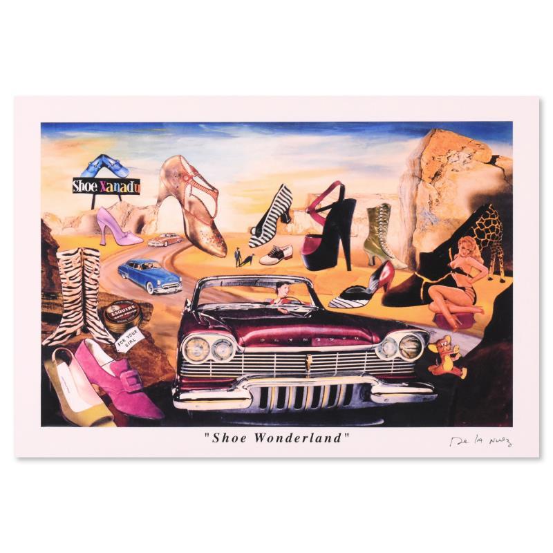 "Shoe Wonderland" LE 15x10 Artist Proof by Nelson De La Nuez (Artova) at PristineAuction.com "Shoe Wonderland" LE 15x10 Artist Proof by Nelson De La Nuez (Artova) at PristineAuction.com