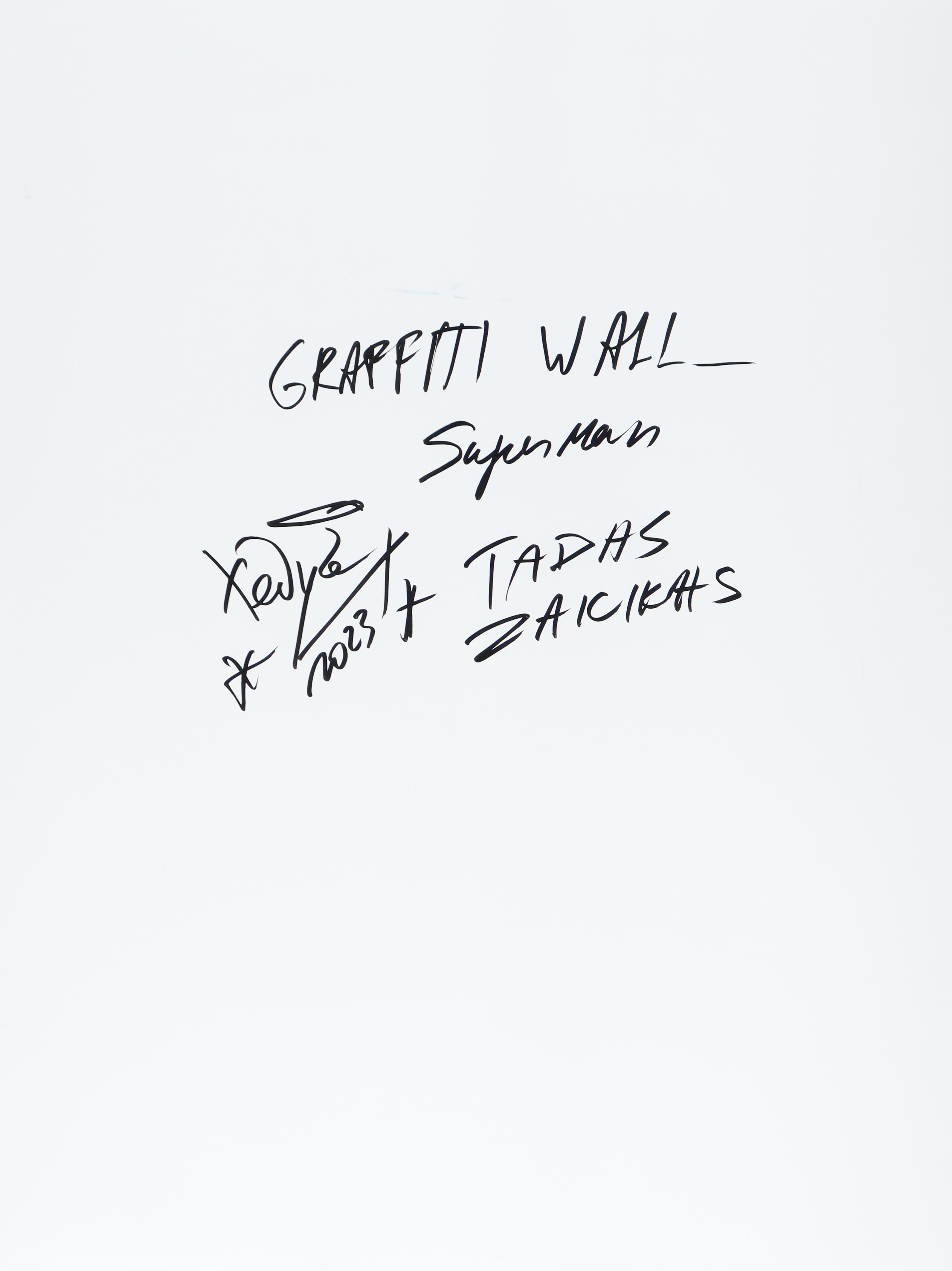 Tadas Zaicikas (TedyZet) 2023 "Graffiti Wall_Superman" 18x24 Original Art Print (Zaicikas) at PristineAuction.com Tadas Zaicikas (TedyZet) 2023 "Graffiti Wall_Superman" 18x24 Original Art Print (Zaicikas) at PristineAuction.com