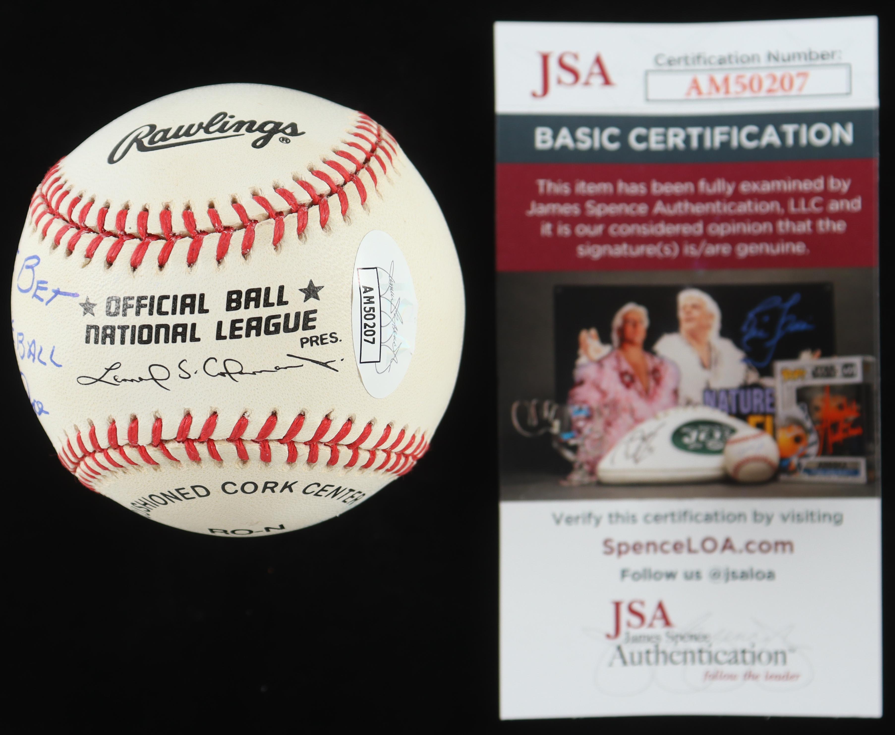 Pete Rose Signed ONL Baseball with Display Case Inscribed "Sorry I Bet On Baseball" (JSA) at PristineAuction.com Pete Rose Signed ONL Baseball with Display Case Inscribed "Sorry I Bet On Baseball" (JSA) at PristineAuction.com