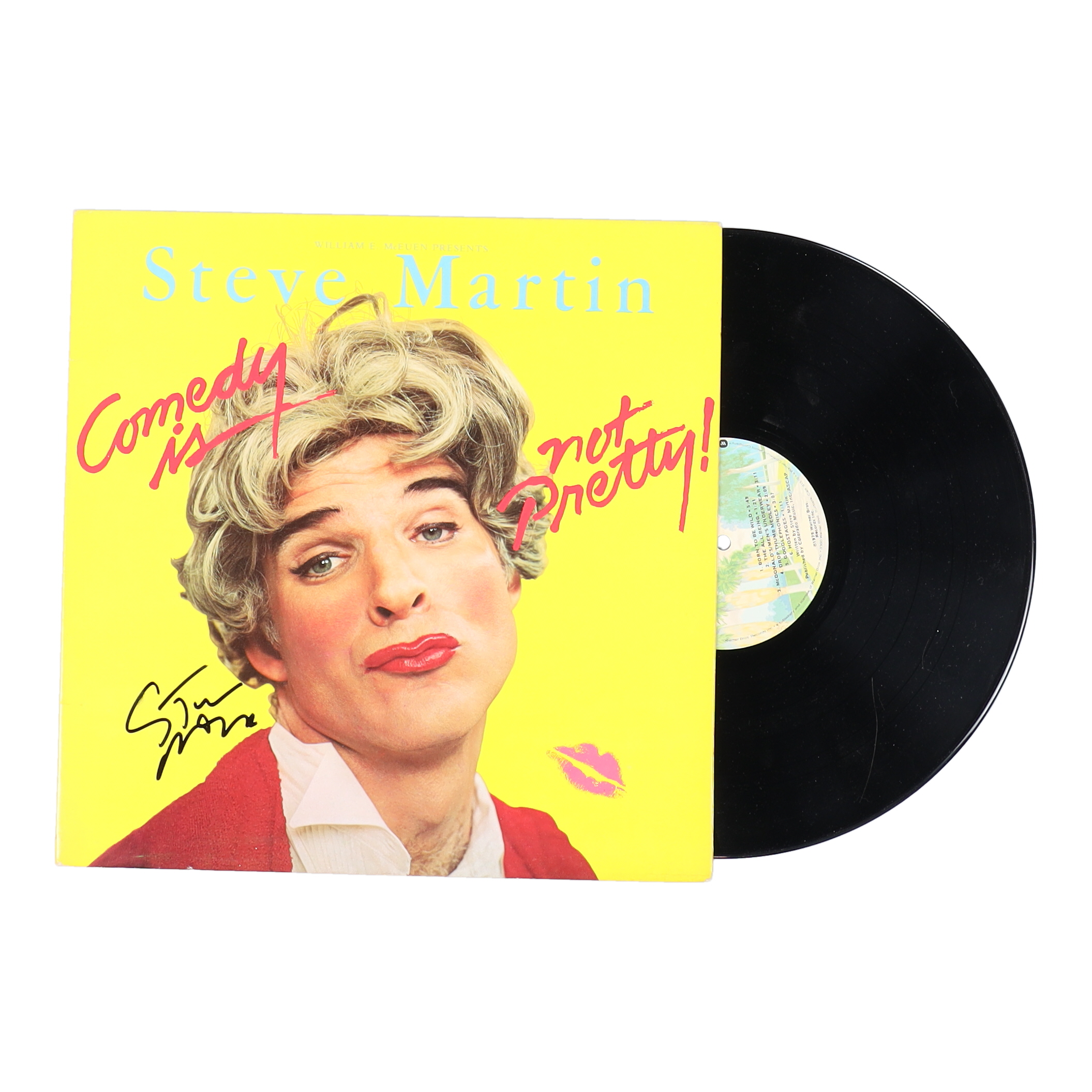 Steve Martin Signed "Comedy Is Not Pretty!" Vinyl Record Album (Beckett) at PristineAuction.com Steve Martin Signed "Comedy Is Not Pretty!" Vinyl Record Album (Beckett) at PristineAuction.com