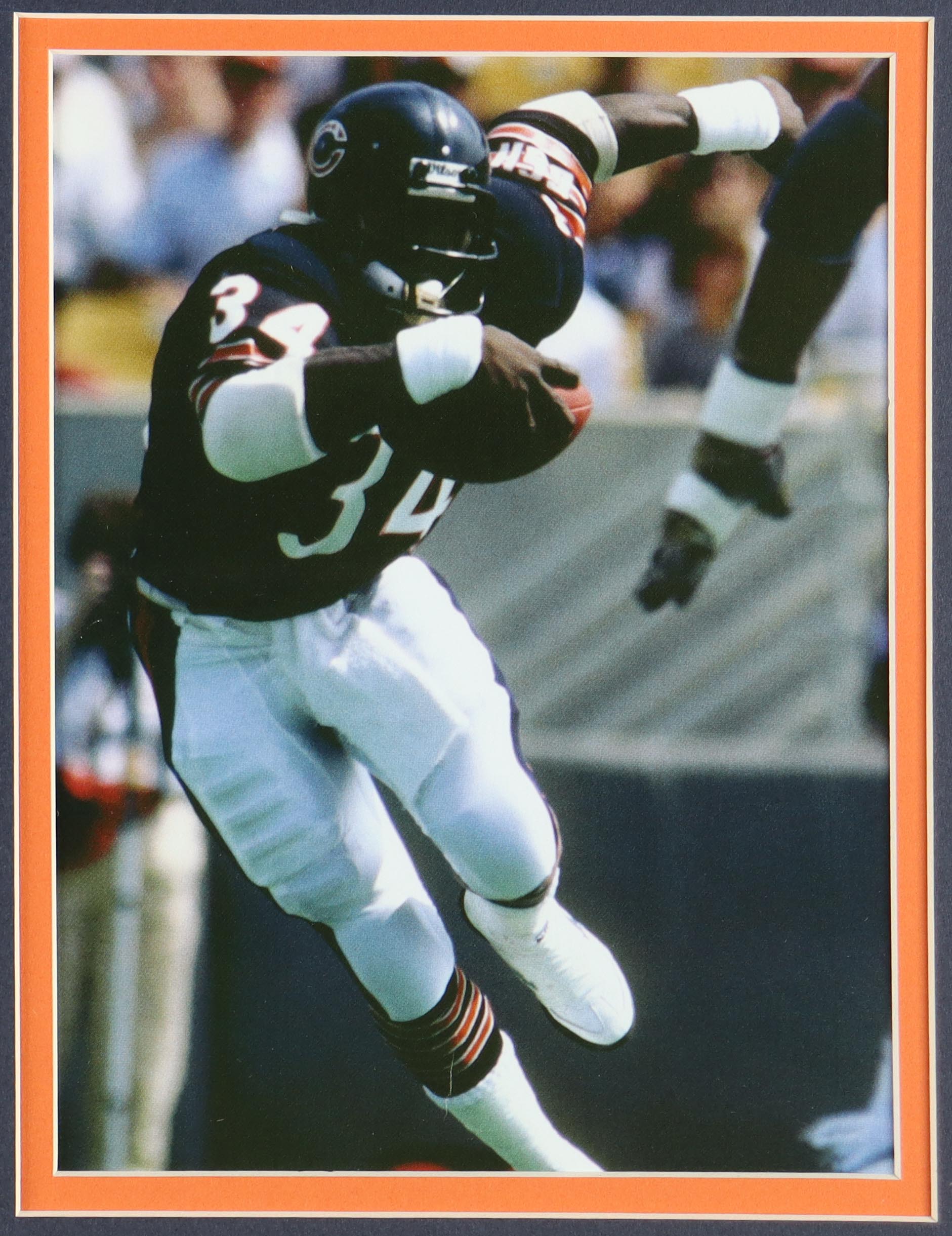 Walter Payton Signed Bears Custom Framed Cut Display with Jersey, Super Bowl XX Pin & Bears Helmet Pin (PSA) at PristineAuction.com Walter Payton Signed Bears Custom Framed Cut Display with Jersey, Super Bowl XX Pin & Bears Helmet Pin (PSA) at PristineAuction.com