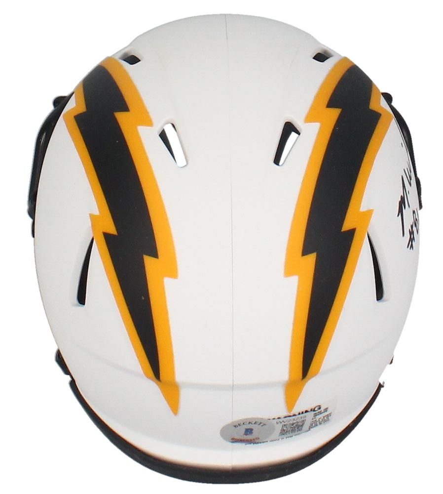 Mike Williams Signed Chargers Lunar Eclipse Alternate Speed Mini Helmet (Beckett) at PristineAuction.com Mike Williams Signed Chargers Lunar Eclipse Alternate Speed Mini Helmet (Beckett) at PristineAuction.com