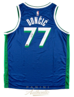 Luka Doncic Signed Mavericks Nike Jersey (Panini) at PristineAuction.com