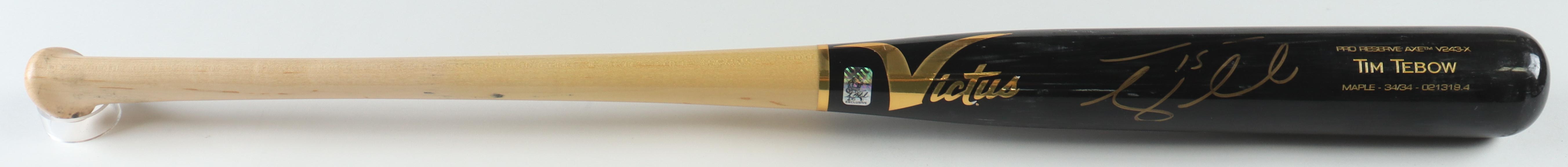 Tim Tebow Signed Victus Baseball Bat (Tebow) at PristineAuction.com Tim Tebow Signed Victus Baseball Bat (Tebow) at PristineAuction.com