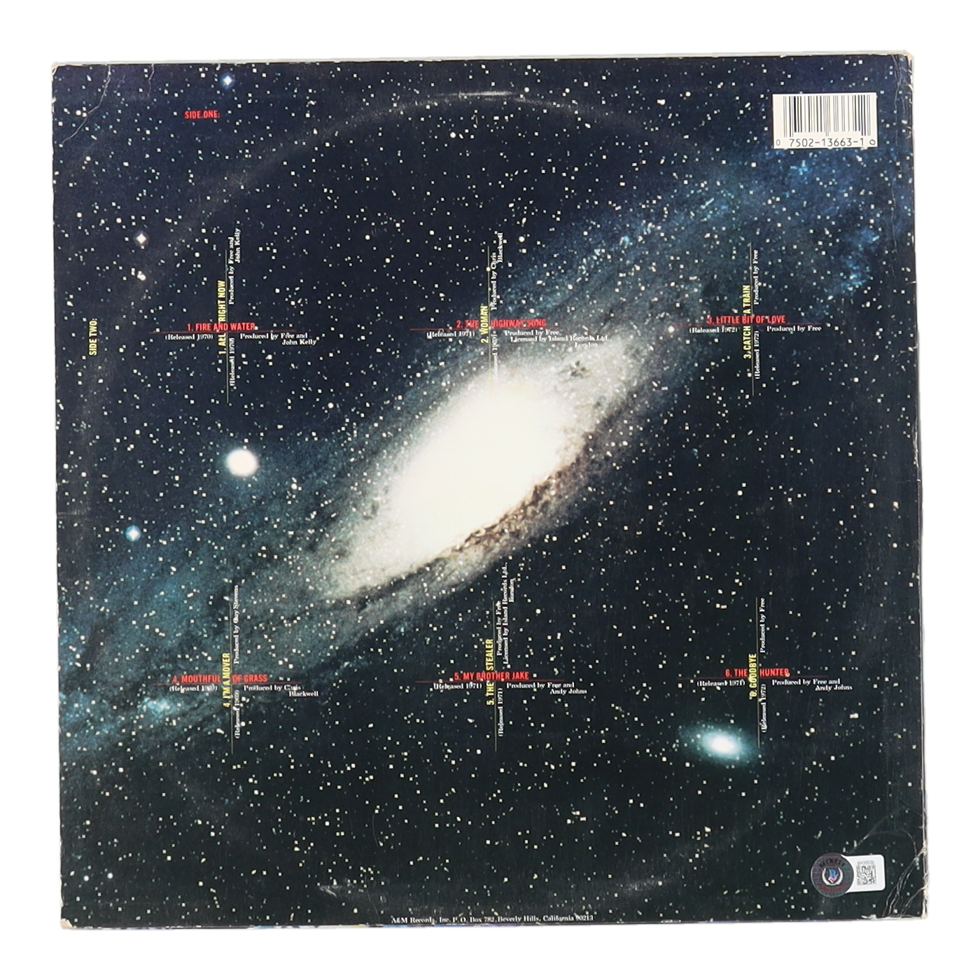 Paul Rodgers Signed "Best of Free" Vinyl Record Album Cover (Beckett) at PristineAuction.com Paul Rodgers Signed "Best of Free" Vinyl Record Album Cover (Beckett) at PristineAuction.com