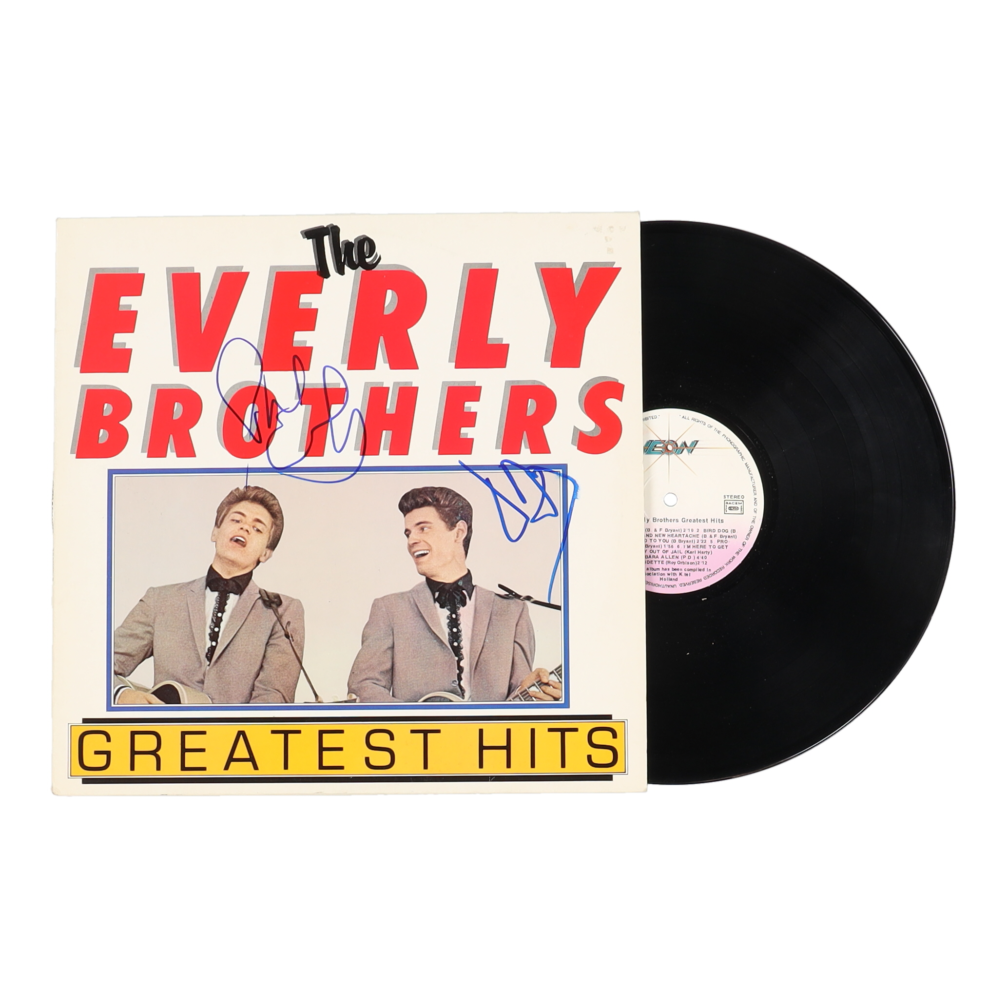 Phil & Don Everly Signed "The Everly Brothers Greatest Hits" Vinyl Record Album (Beckett) at PristineAuction.com Phil & Don Everly Signed "The Everly Brothers Greatest Hits" Vinyl Record Album (Beckett) at PristineAuction.com