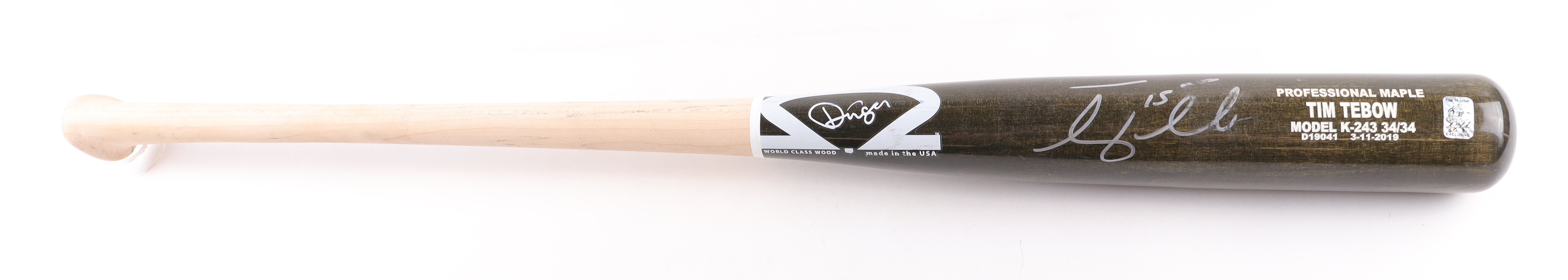 Tim Tebow Signed Dinger Player Model Baseball Bat (Tebow) at PristineAuction.com Tim Tebow Signed Dinger Player Model Baseball Bat (Tebow) at PristineAuction.com