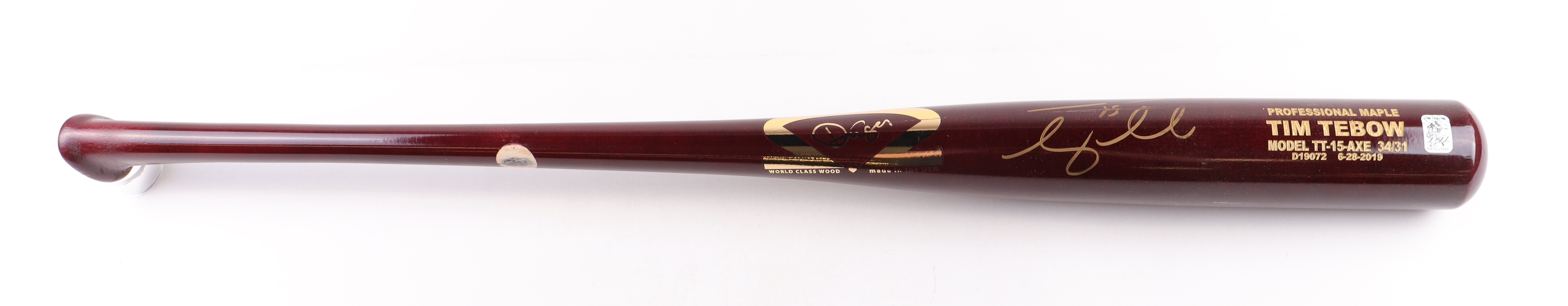 Tim Tebow Signed Dinger Player Model Baseball Bat (Tebow) at PristineAuction.com Tim Tebow Signed Dinger Player Model Baseball Bat (Tebow) at PristineAuction.com