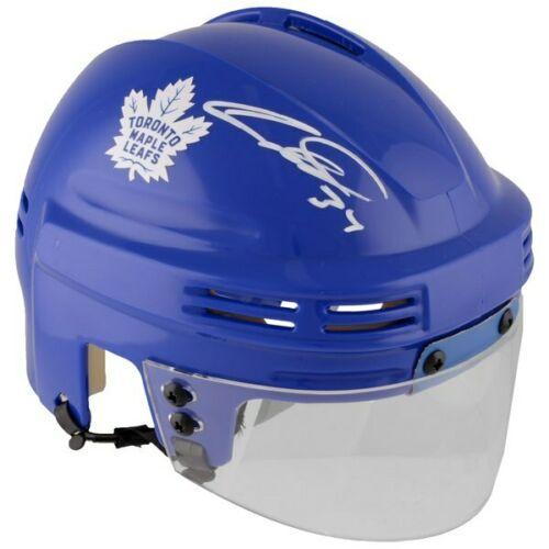 Auston Matthews Signed Maple Leafs Mini Helmet (Fanatics) at PristineAuction.com Auston Matthews Signed Maple Leafs Mini Helmet (Fanatics) at PristineAuction.com