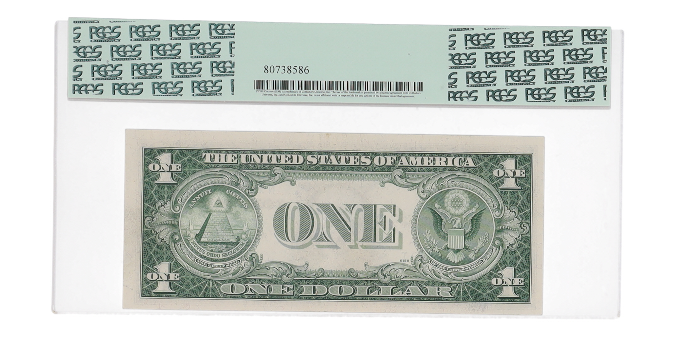 1935-E U.S. $1 Silver Certificate - The Rickey Collection (PCGS EF45 PPQ) at PristineAuction.com 1935-E U.S. $1 Silver Certificate - The Rickey Collection (PCGS EF45 PPQ) at PristineAuction.com