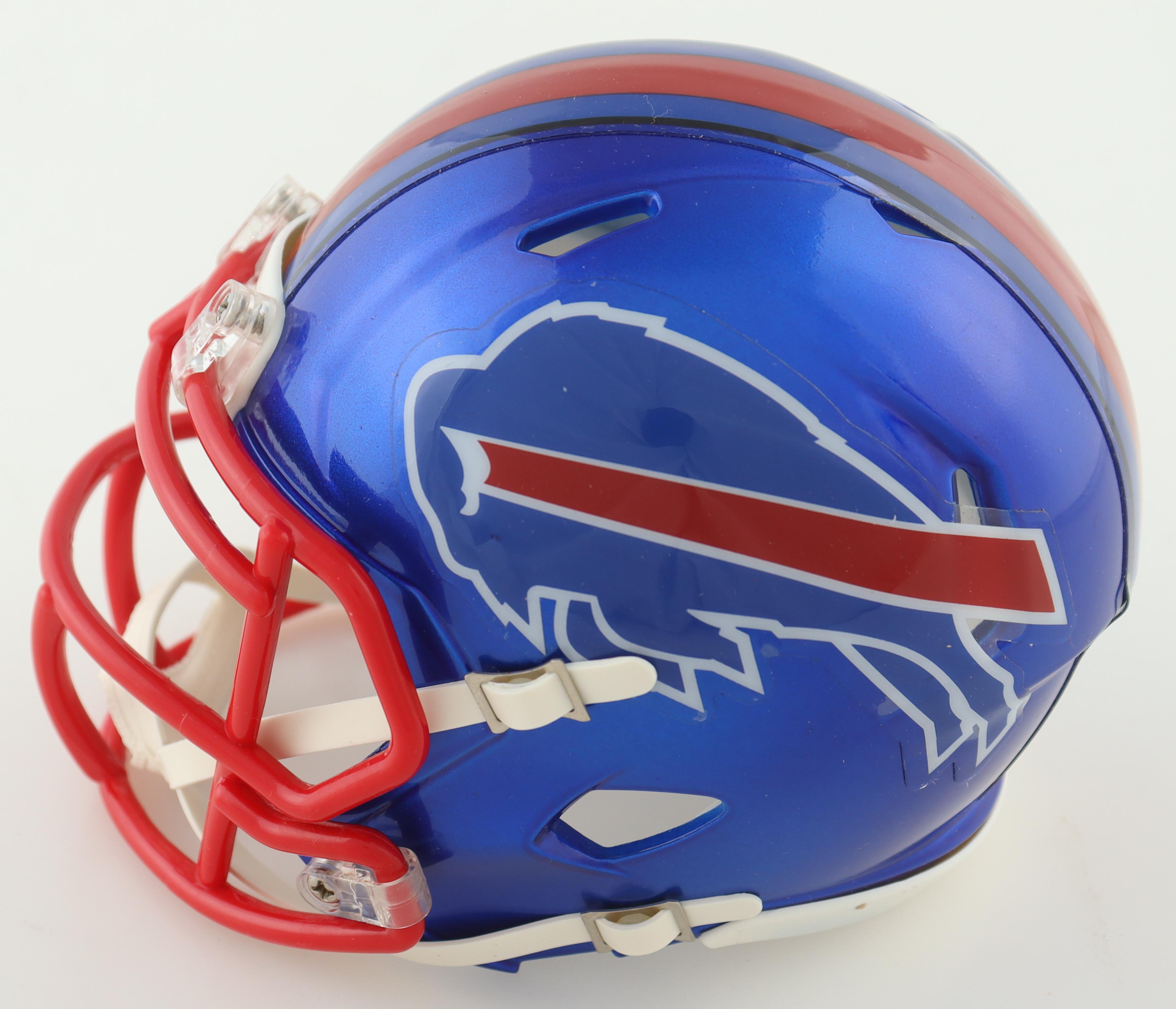 Andre Reed Signed Bills Flash Alternate Speed Mini Helmet (JSA) at PristineAuction.com Andre Reed Signed Bills Flash Alternate Speed Mini Helmet (JSA) at PristineAuction.com