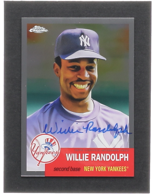 Willie Randolph 2022 Topps Chrome Platinum Anniversary Autographs #CPAWR at PristineAuction.com Willie Randolph 2022 Topps Chrome Platinum Anniversary Autographs #CPAWR at PristineAuction.com