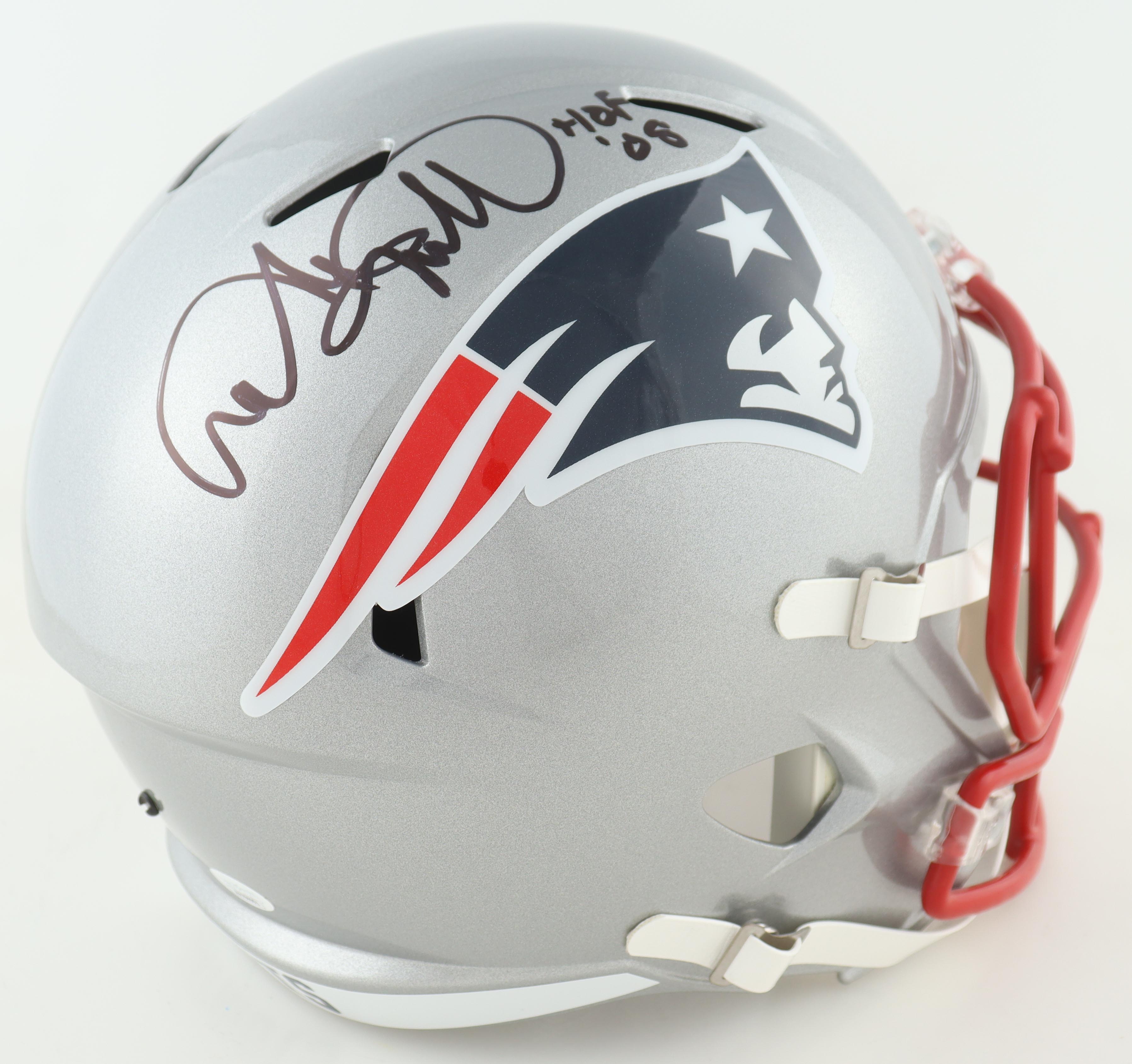 Andre Tippett Signed Patriots Full-Size Speed Helmet Inscribed "HOF '08" (JSA) at PristineAuction.com Andre Tippett Signed Patriots Full-Size Speed Helmet Inscribed "HOF '08" (JSA) at PristineAuction.com