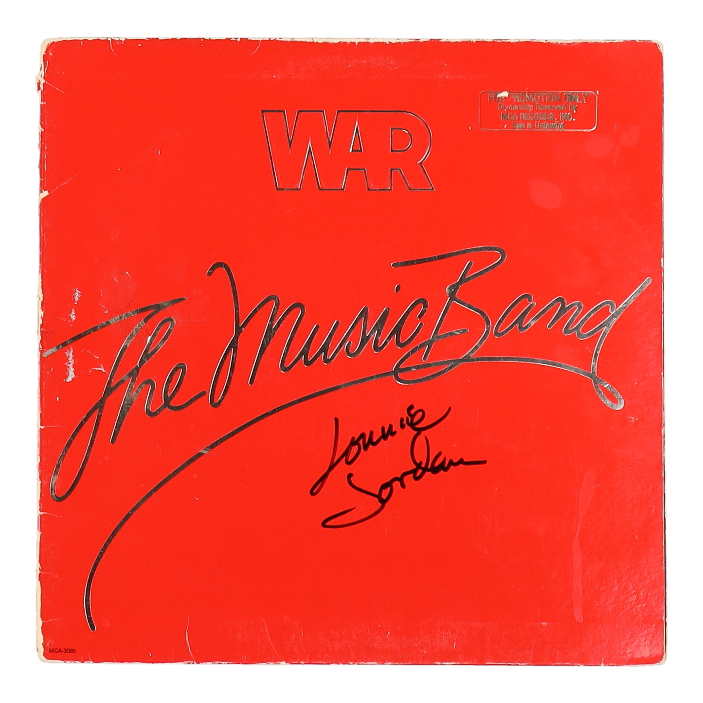 Lonnie Jordan Signed "War: The Music Band" Vinyl Record Album Cover (Beckett) at PristineAuction.com Lonnie Jordan Signed "War: The Music Band" Vinyl Record Album Cover (Beckett) at PristineAuction.com