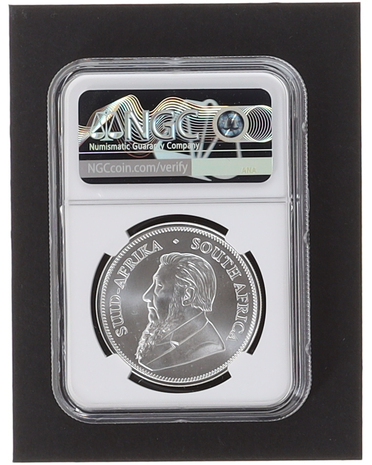 2023 South Africa Krugerrand Silver Coin - Early Releases (NGC MS69) at PristineAuction.com 2023 South Africa Krugerrand Silver Coin - Early Releases (NGC MS69) at PristineAuction.com