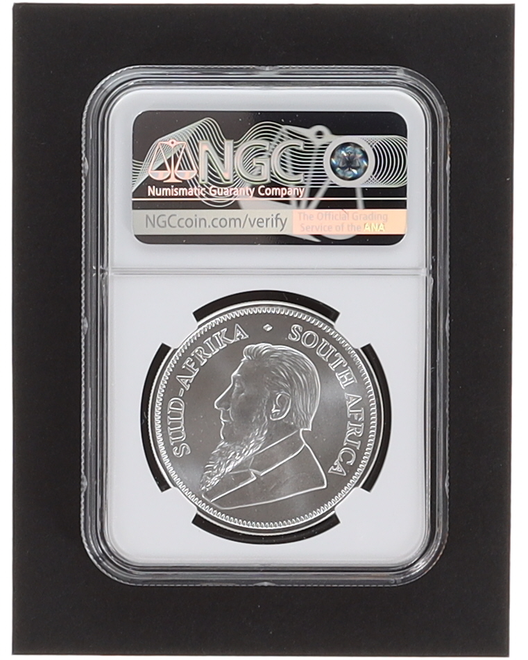 2023 South Africa Krugerrand Silver Coin - Early Releases (NGC MS69) at PristineAuction.com 2023 South Africa Krugerrand Silver Coin - Early Releases (NGC MS69) at PristineAuction.com