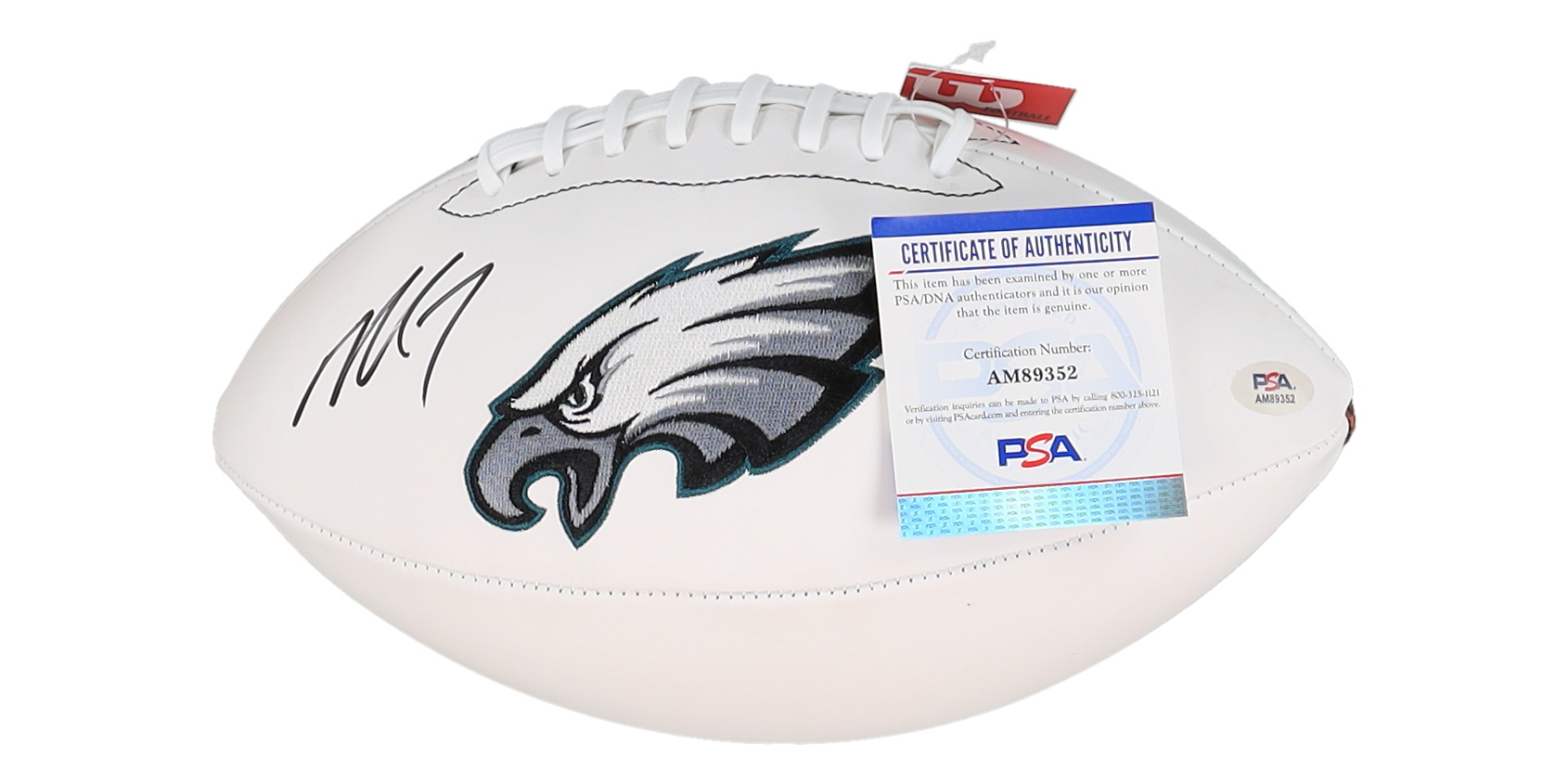Michael Vick Signed Eagles Logo Football (PSA) at PristineAuction.com Michael Vick Signed Eagles Logo Football (PSA) at PristineAuction.com