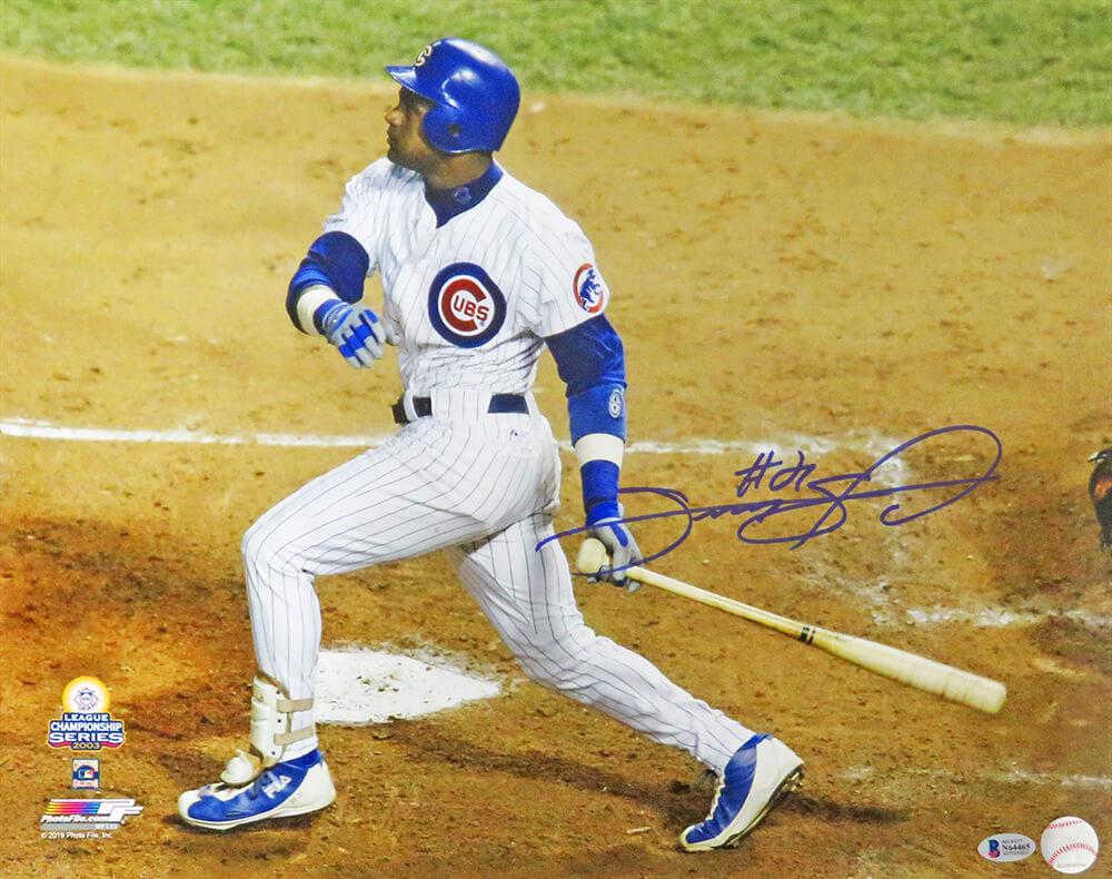 Sammy Sosa Signed Cubs 16x20 Photo (Beckett) at PristineAuction.com Sammy Sosa Signed Cubs 16x20 Photo (Beckett) at PristineAuction.com