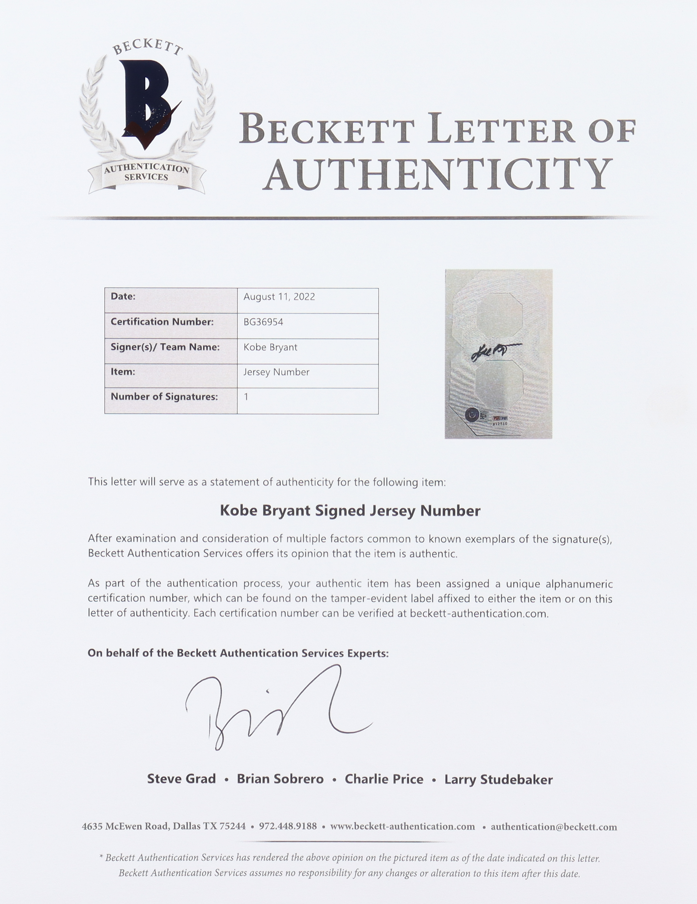 Kobe Bryant Signed LE Lakers Career Highlight Stat Jersey #1/8 Authentic Mitchell & Ness (Beckett & PSA) at PristineAuction.com Kobe Bryant Signed LE Lakers Career Highlight Stat Jersey #1/8 Authentic Mitchell & Ness (Beckett & PSA) at PristineAuction.com