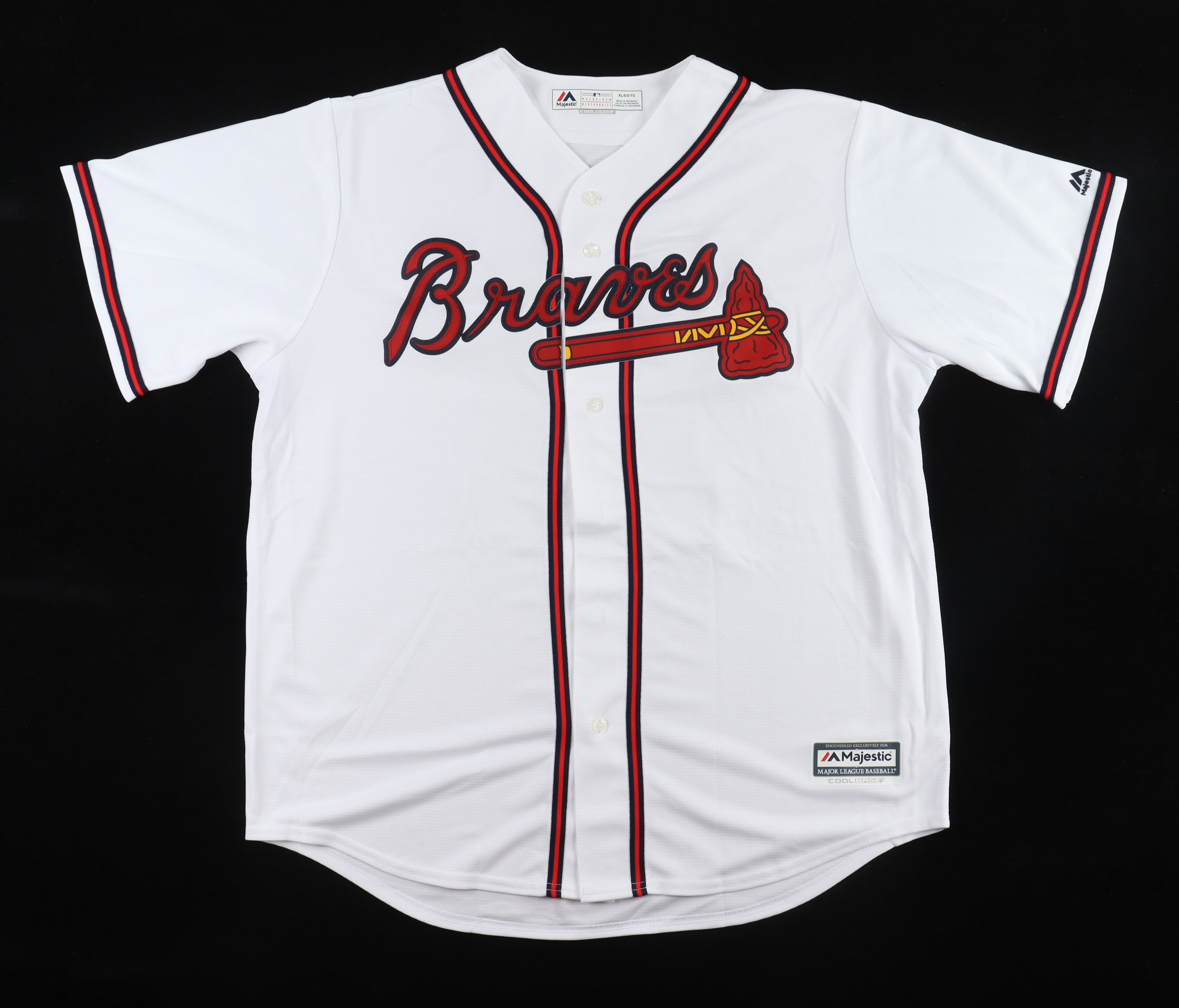 Ronald Acuna Jr. Signed Braves Jersey Inscribed "MLB Debut 4-25-18" (USA SM & JSA) at PristineAuction.com Ronald Acuna Jr. Signed Braves Jersey Inscribed "MLB Debut 4-25-18" (USA SM & JSA) at PristineAuction.com