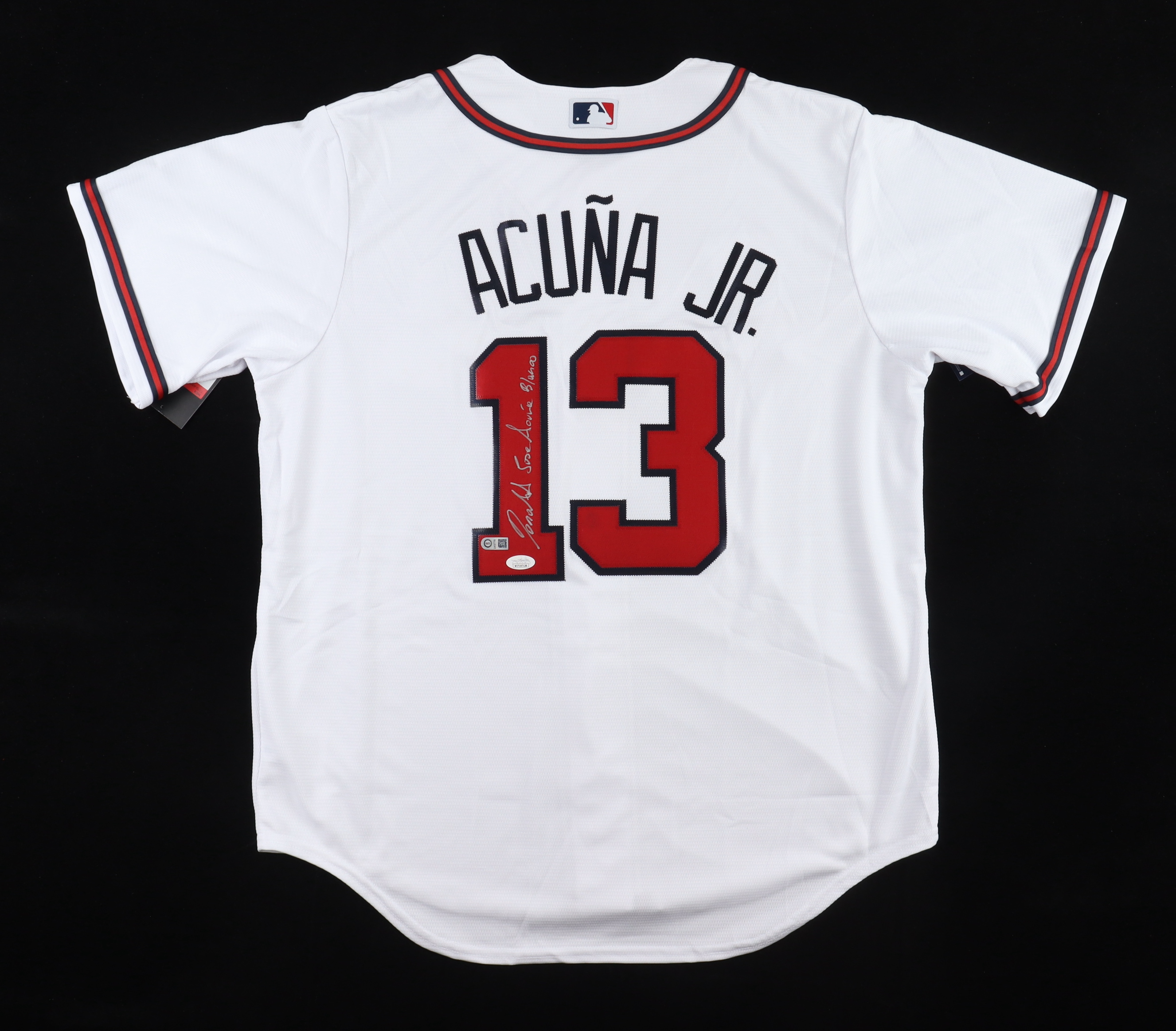Ronald Acuna Jr. Signed Braves Jersey (USA SM & JSA) at PristineAuction.com Ronald Acuna Jr. Signed Braves Jersey (USA SM & JSA) at PristineAuction.com