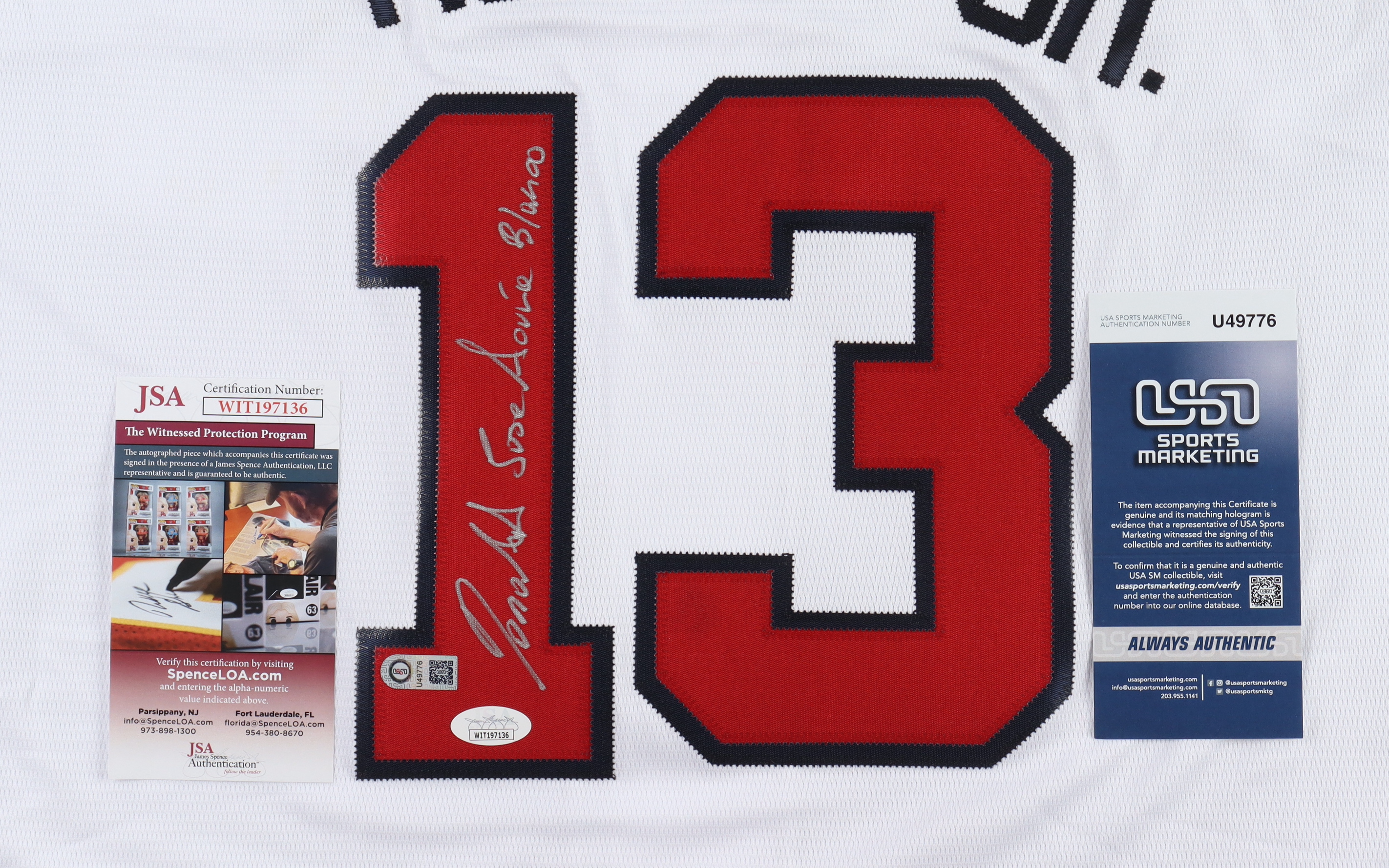 Ronald Acuna Jr. Signed Braves Jersey (USA SM & JSA) at PristineAuction.com Ronald Acuna Jr. Signed Braves Jersey (USA SM & JSA) at PristineAuction.com