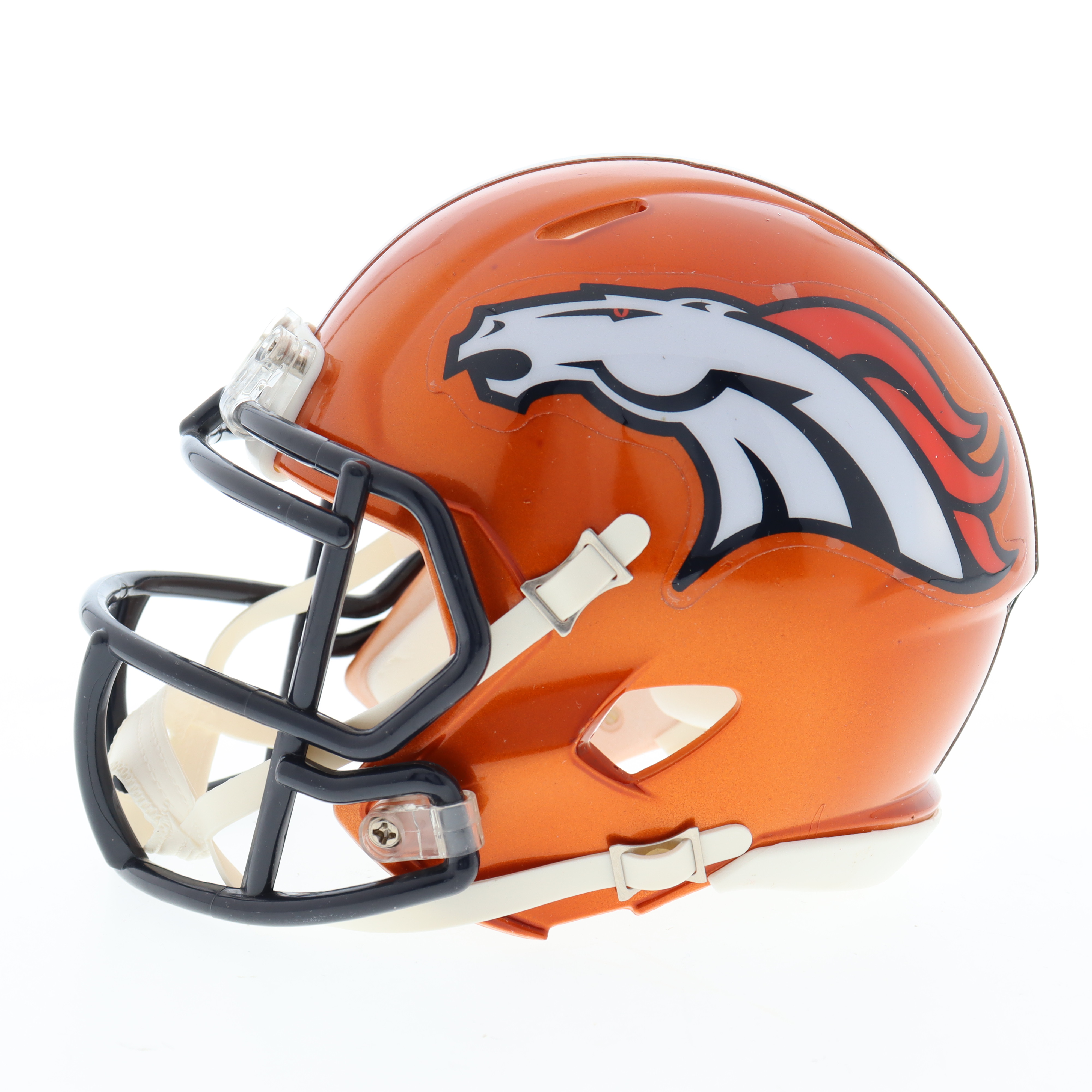 Brandon Marshall Signed Broncos Flash Alternate Speed Mini Helmet (Beckett) at PristineAuction.com Brandon Marshall Signed Broncos Flash Alternate Speed Mini Helmet (Beckett) at PristineAuction.com