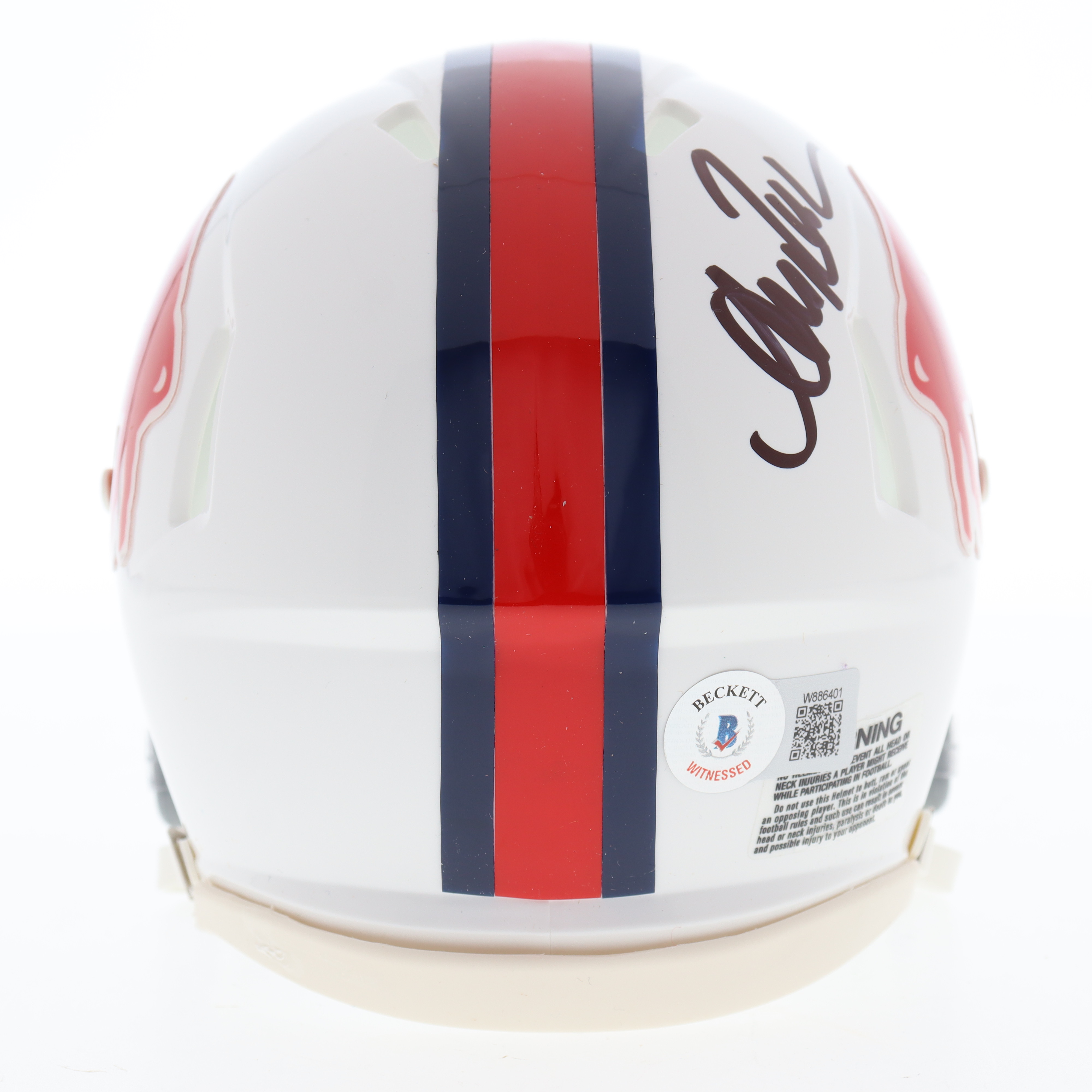 Andre Reed Signed Bills Speed Mini Helmet (Beckett) at PristineAuction.com Andre Reed Signed Bills Speed Mini Helmet (Beckett) at PristineAuction.com