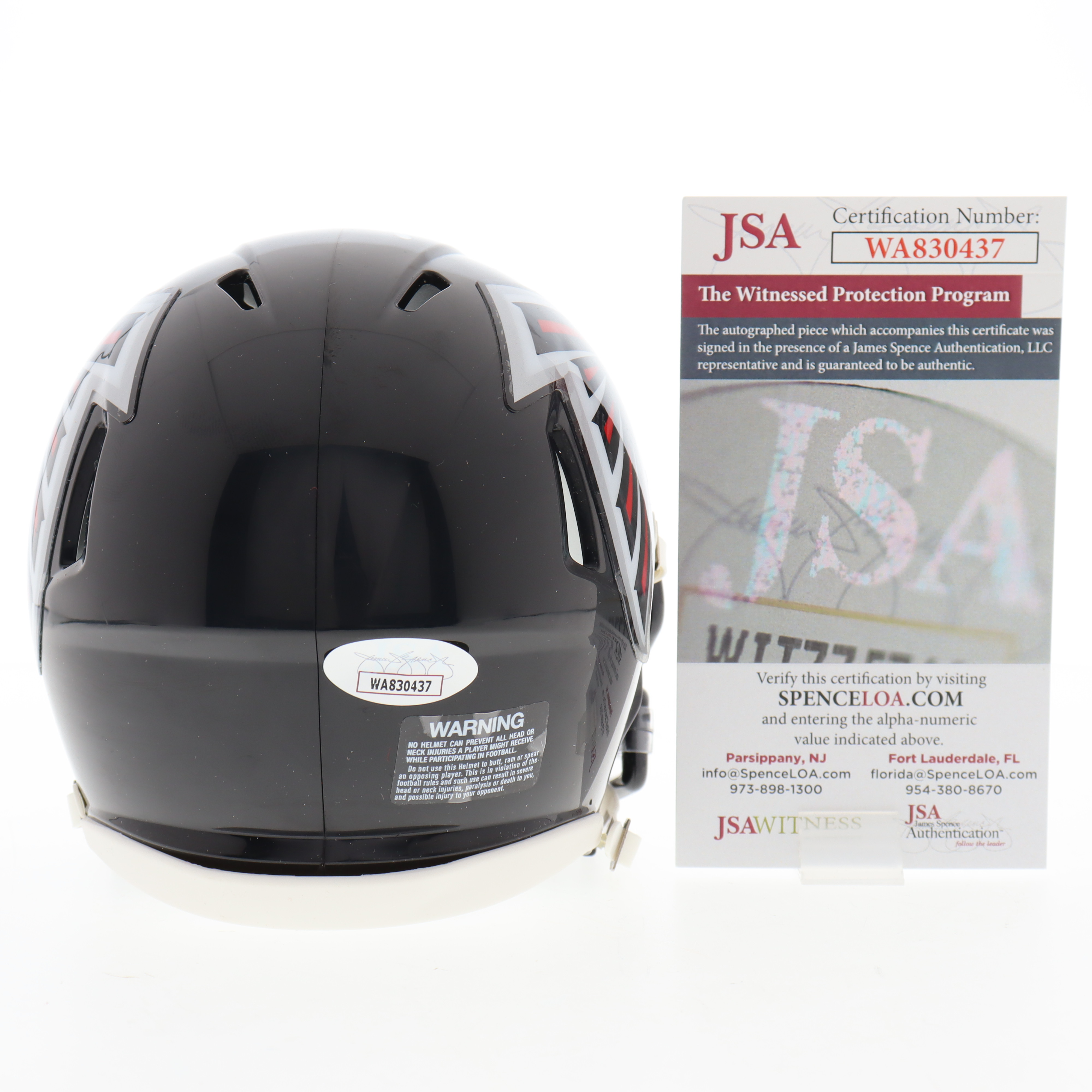 Michael Vick Signed Falcons Speed Mini Helmet (JSA) at PristineAuction.com Michael Vick Signed Falcons Speed Mini Helmet (JSA) at PristineAuction.com