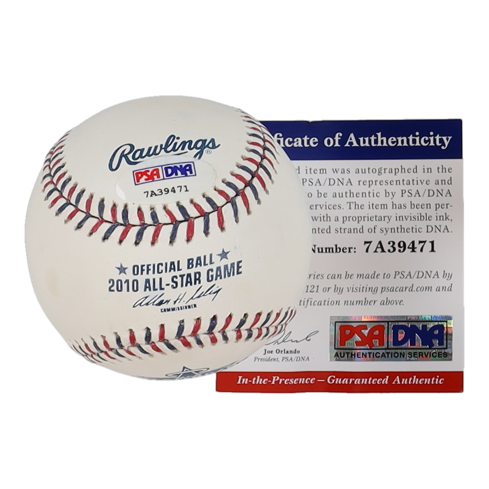 Adrian Gonzalez Signed 2010 All-Star Game Baseball (PSA) at PristineAuction.com Adrian Gonzalez Signed 2010 All-Star Game Baseball (PSA) at PristineAuction.com