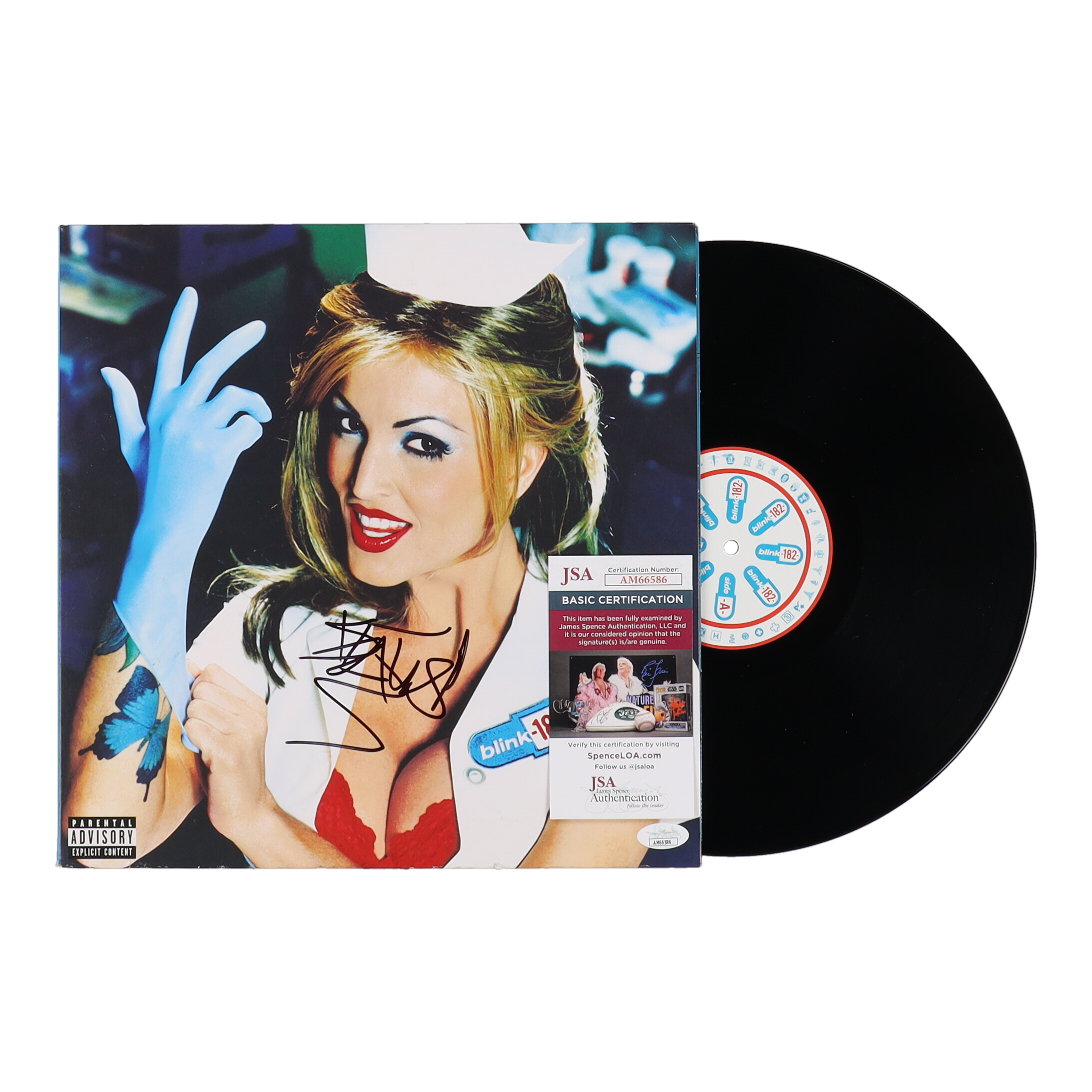 Travis Barker Signed Blink-182 "Enema Of The State" Vinyl Record Album (JSA) at PristineAuction.com Travis Barker Signed Blink-182 "Enema Of The State" Vinyl Record Album (JSA) at PristineAuction.com