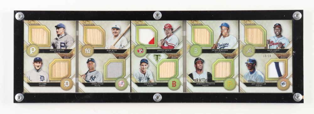 6 Francobolli Antichi Da Baseball Leggendari – Babe Ruth, Jackie Robinson, Lou Gehrig