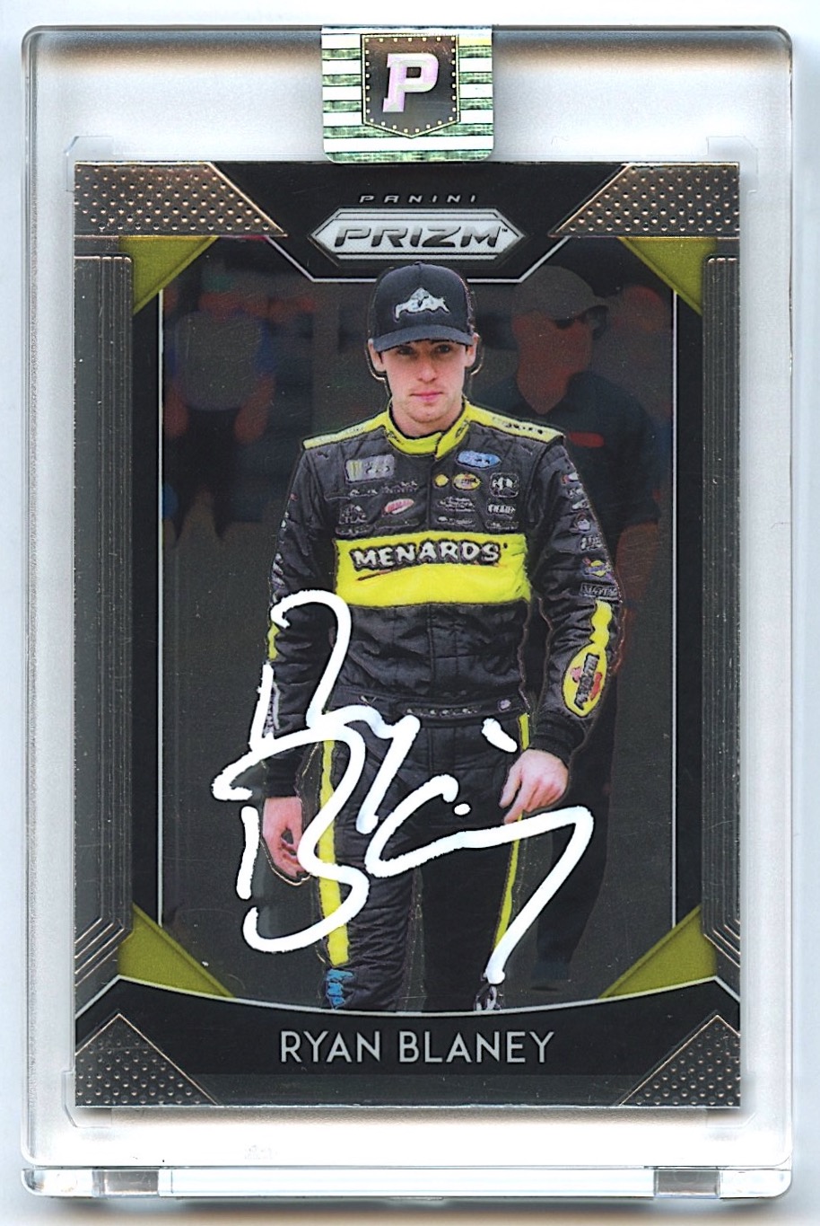 Ryan Blaney Signed 2019 Panini Prizm #10 (PA Encapsulated) at PristineAuction.com Ryan Blaney Signed 2019 Panini Prizm #10 (PA Encapsulated) at PristineAuction.com