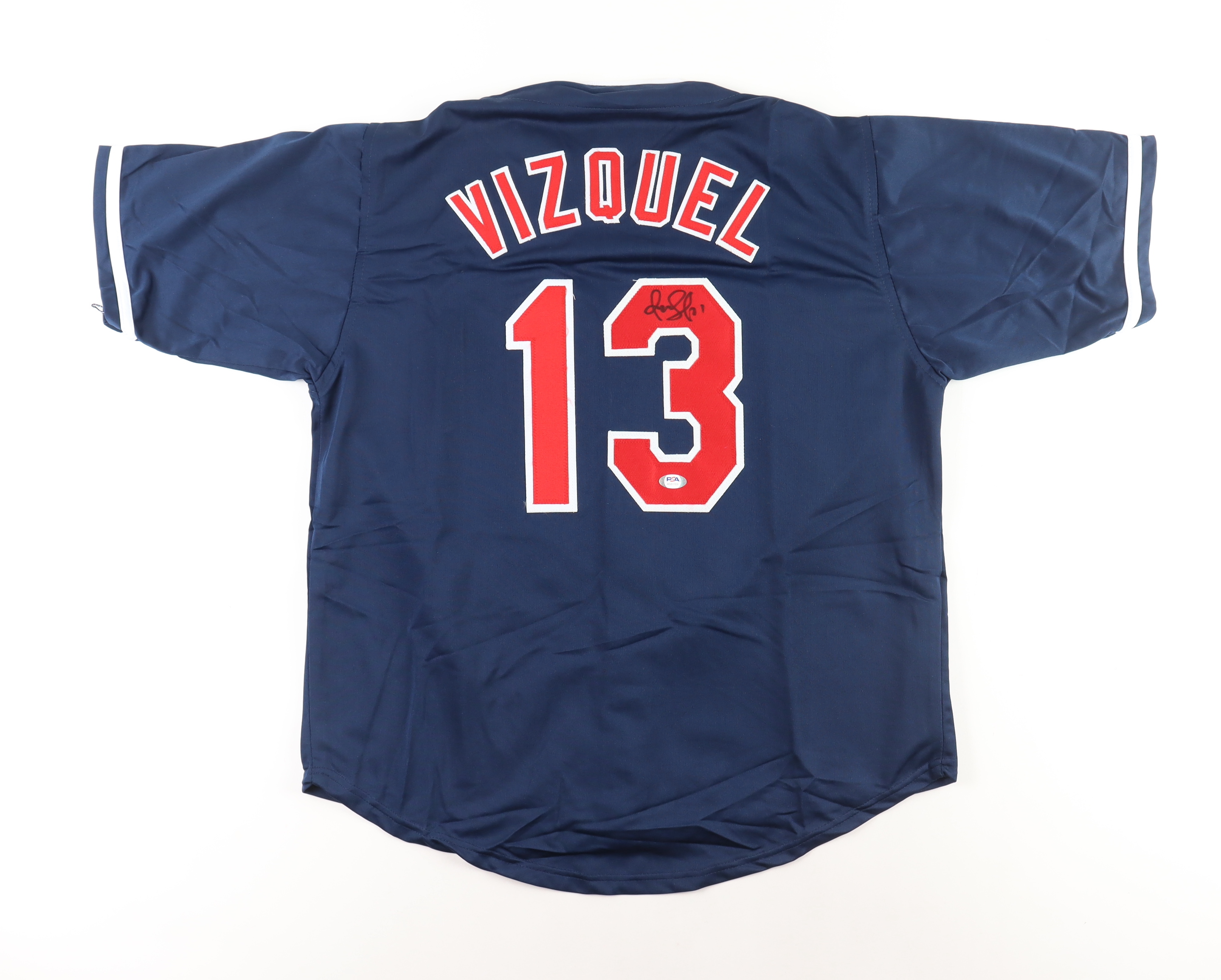 Omar Vizquel Signed Jersey (PSA) at PristineAuction.com Omar Vizquel Signed Jersey (PSA) at PristineAuction.com