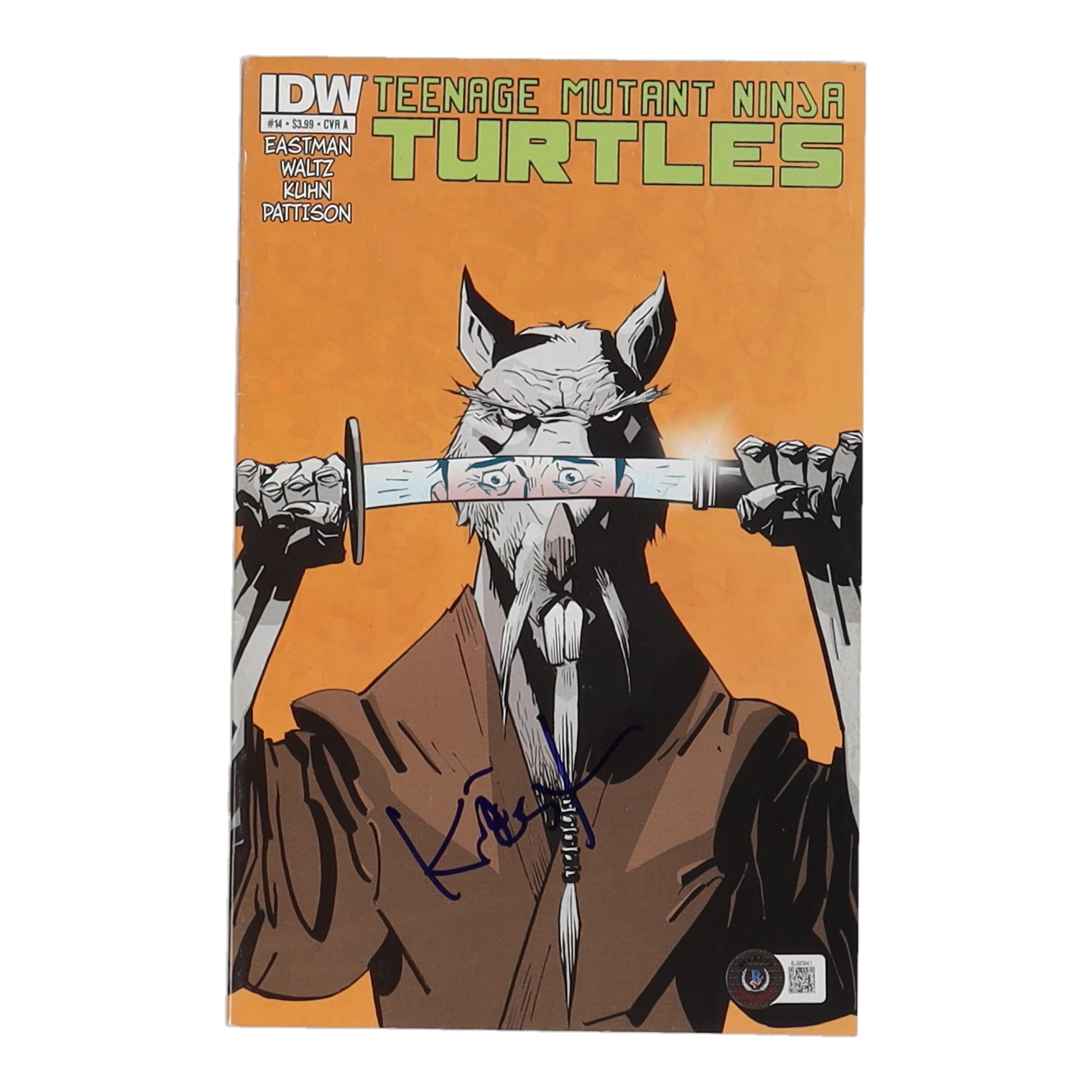 Kevin Eastman Signed "Teenage Mutant Ninja Turtles" 2012 IDW Comic Book (Beckett) at PristineAuction.com Kevin Eastman Signed "Teenage Mutant Ninja Turtles" 2012 IDW Comic Book (Beckett) at PristineAuction.com