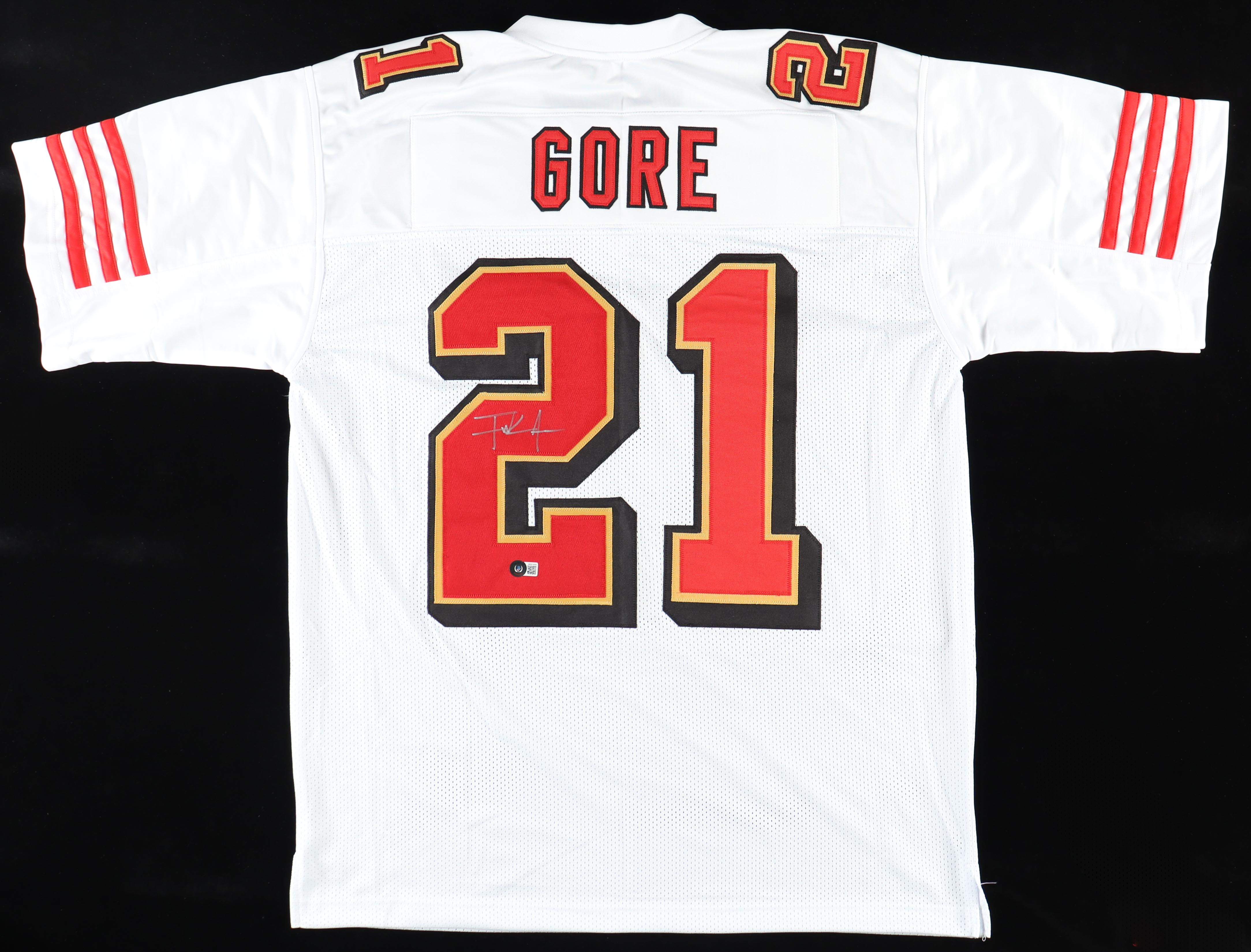 Frank Gore Signed Jersey (Beckett) at PristineAuction.com Frank Gore Signed Jersey (Beckett) at PristineAuction.com