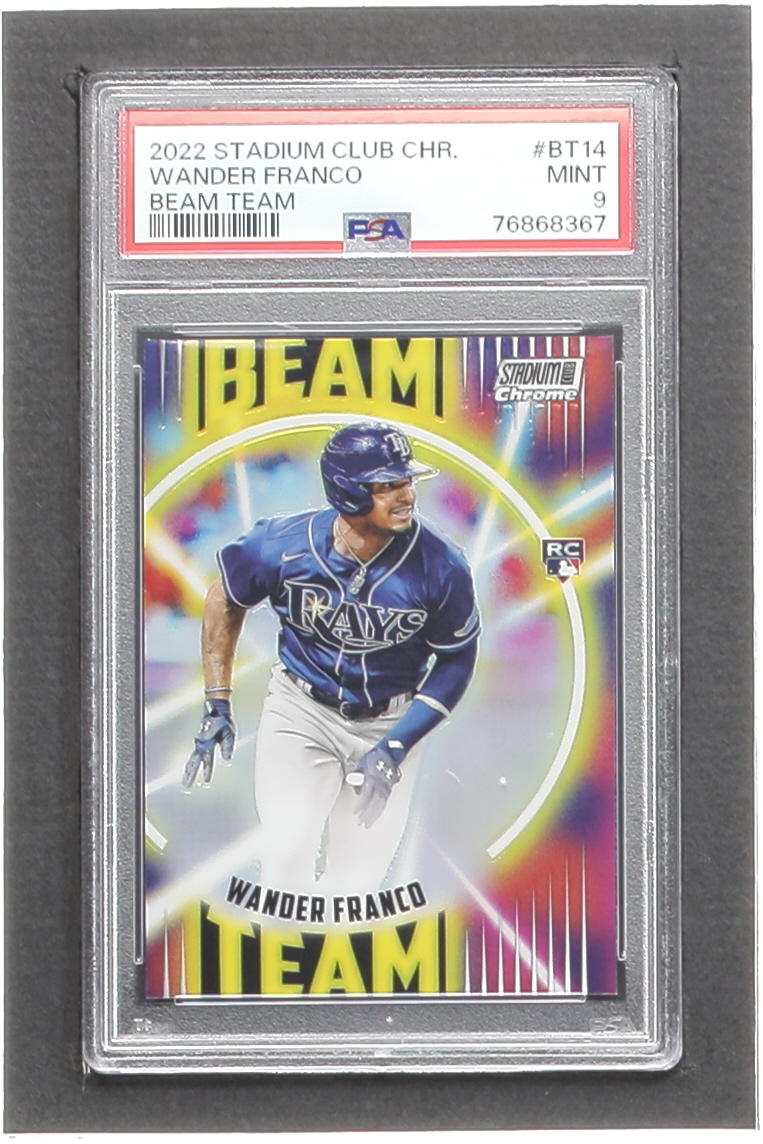 Wander Franco 2022 Stadium Club Chrome Beam Team #BT14 RC (PSA 9) at PristineAuction.com Wander Franco 2022 Stadium Club Chrome Beam Team #BT14 RC (PSA 9) at PristineAuction.com